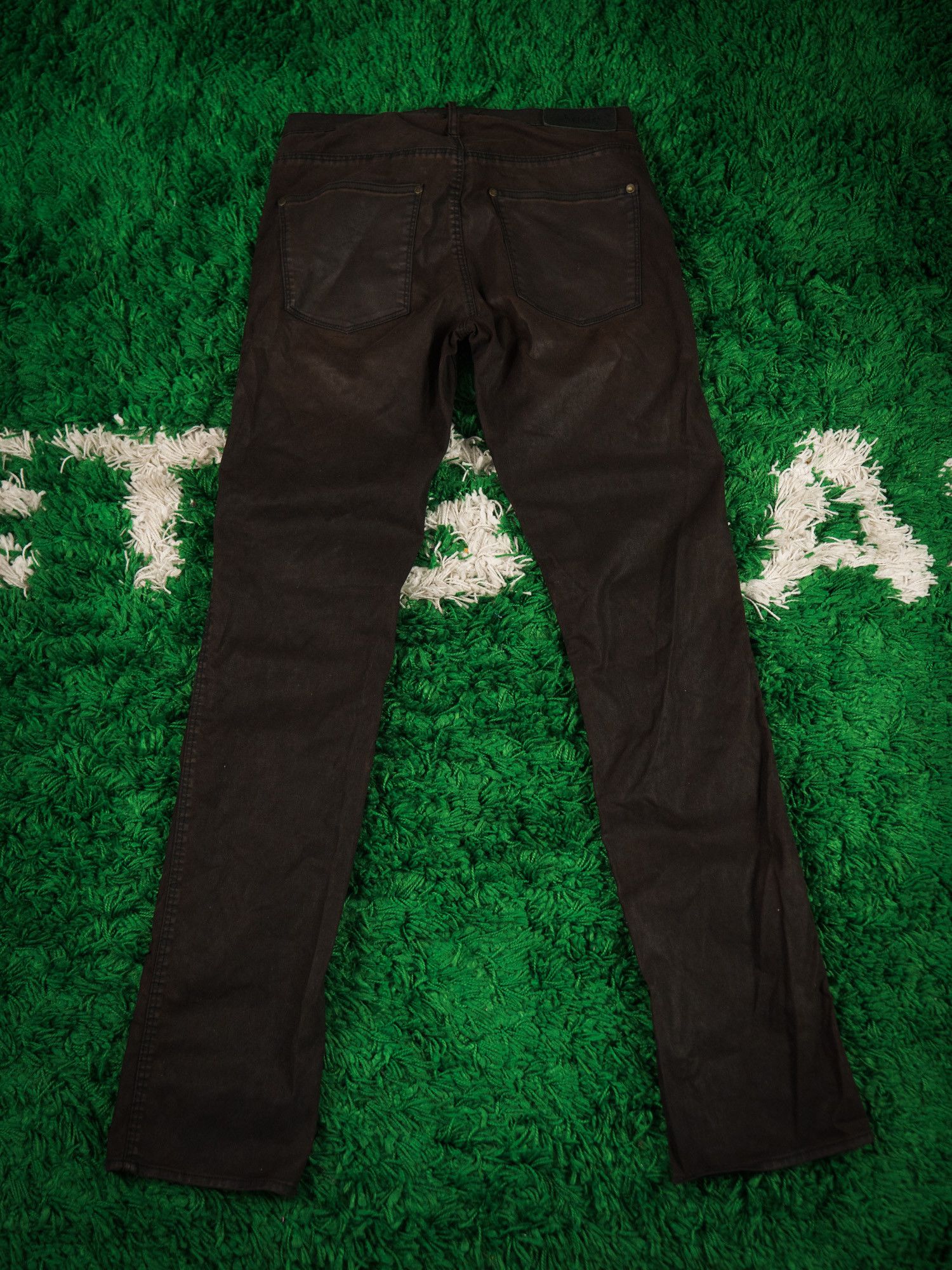 Acne Studios ACNE OPIUM y2k MAX BUTCHER Denim Jeans leaher suede washed Size US 29 - 2 Thumbnail