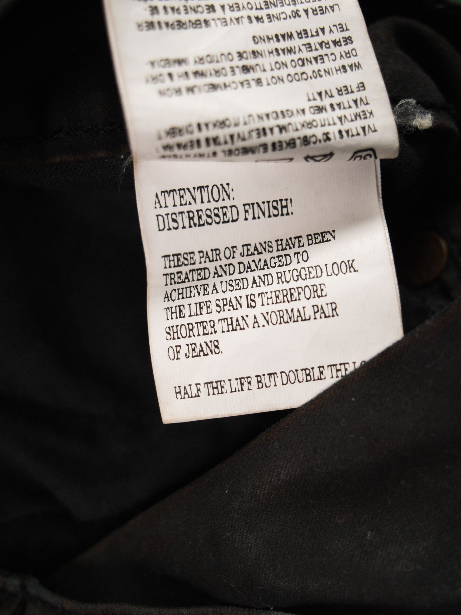 Acne Studios ACNE OPIUM y2k MAX BUTCHER Denim Jeans leaher suede washed Size US 29 - 10 Thumbnail
