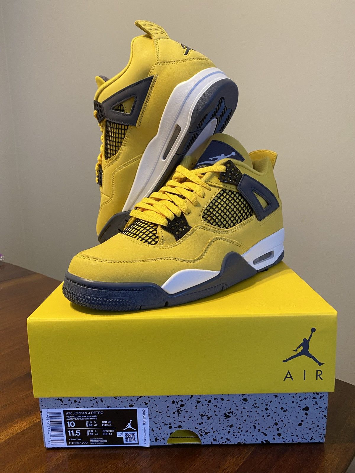 Jordan Brand Air Jordan 4 Lightning Yellow | Grailed