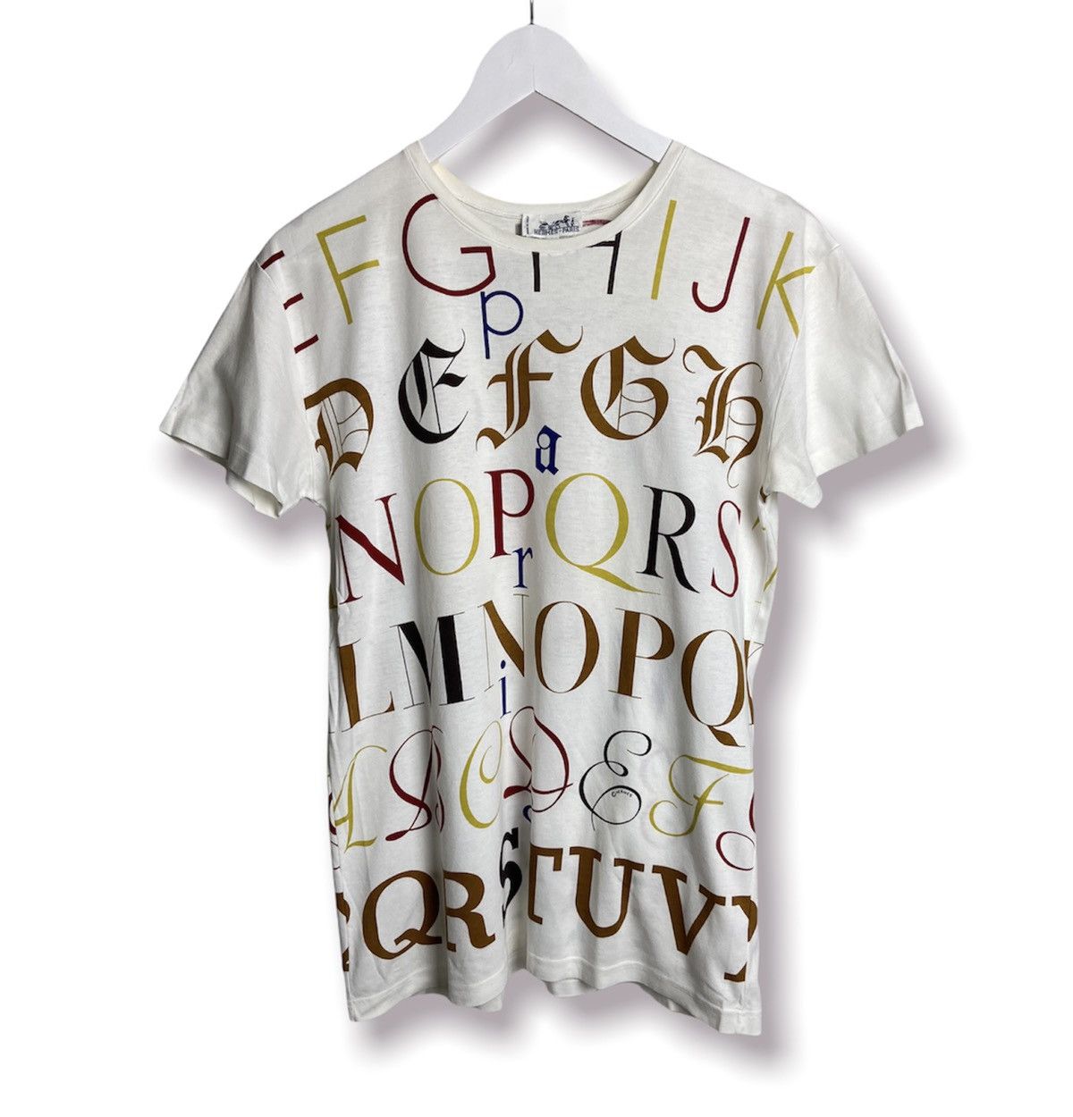 Hermes Hermes Paris vintage t-shirt Alphabet Size US L / EU 52-54 / 3 - 1 Thumbnail