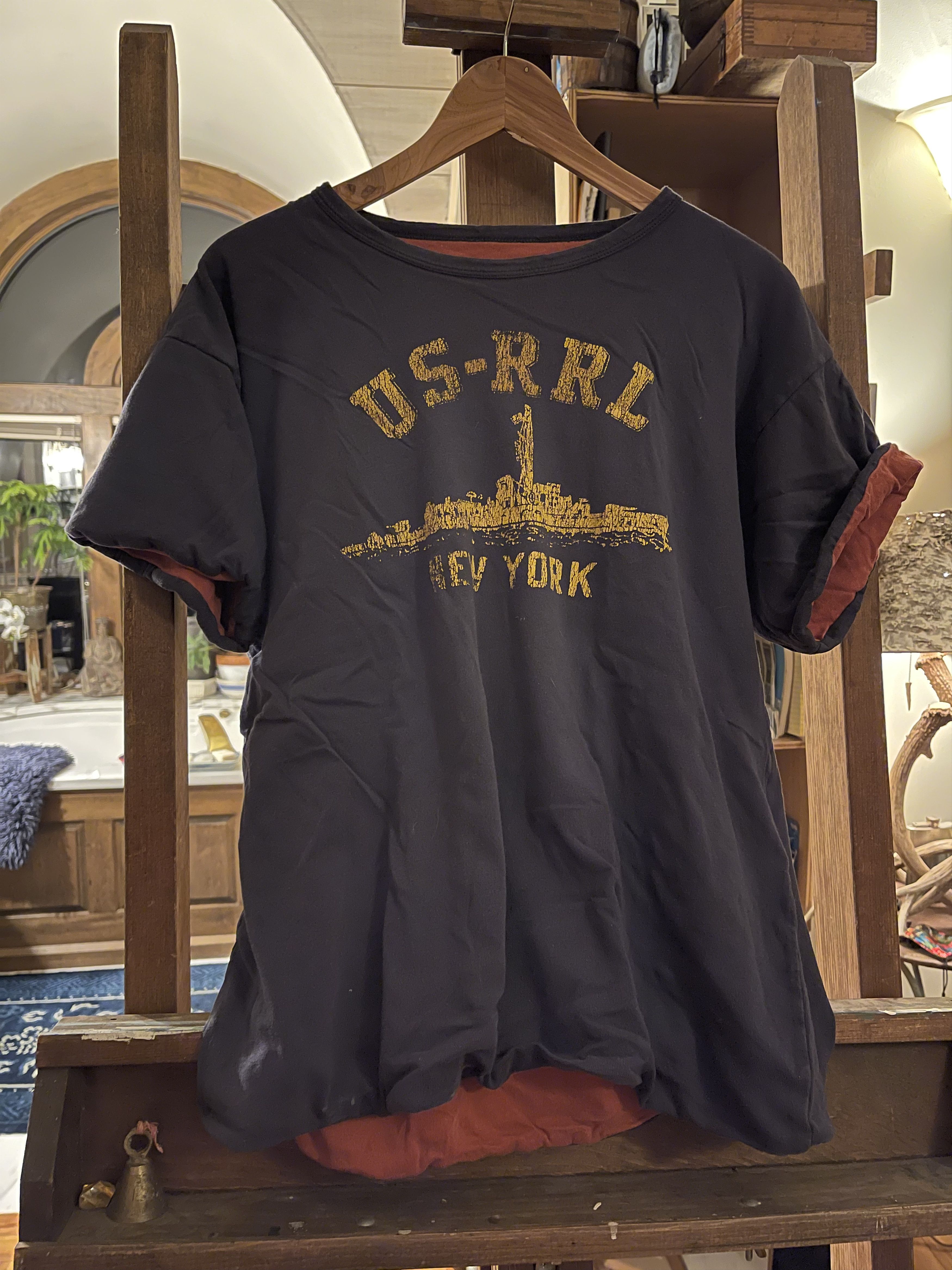 リバーシブル】RRL ラルフローレン US-RRL NEW YORK Tシャツ