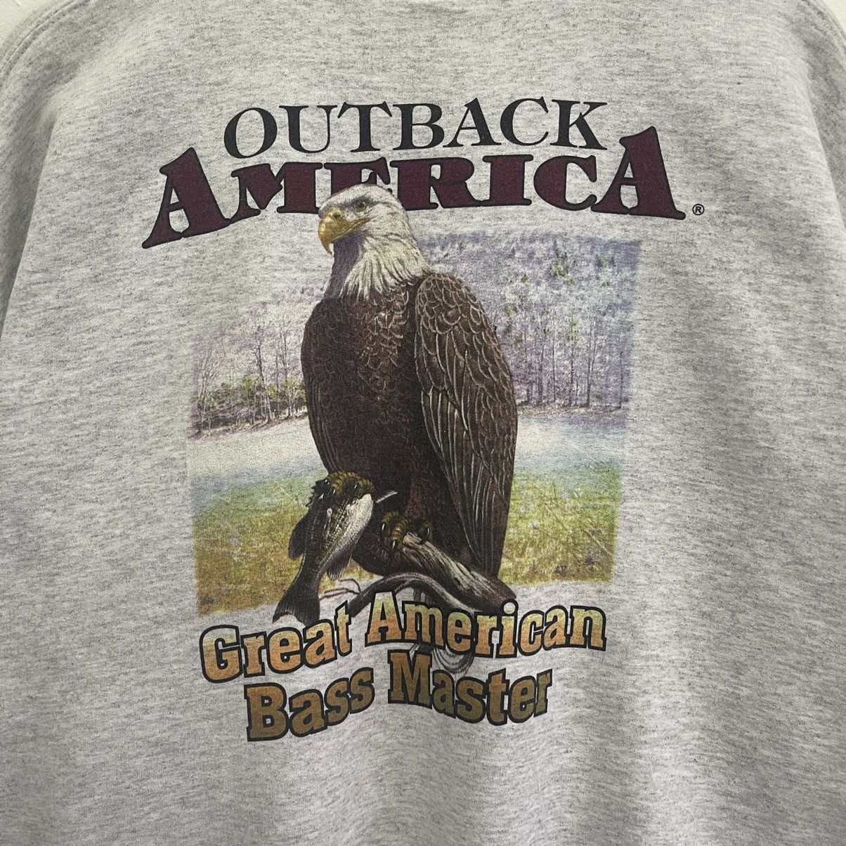 Harley Davidson × Vintage Vintage Outback America Big Logo Printed Sweatshirt Size XL Size US XL / EU 56 / 4 - 4 Thumbnail