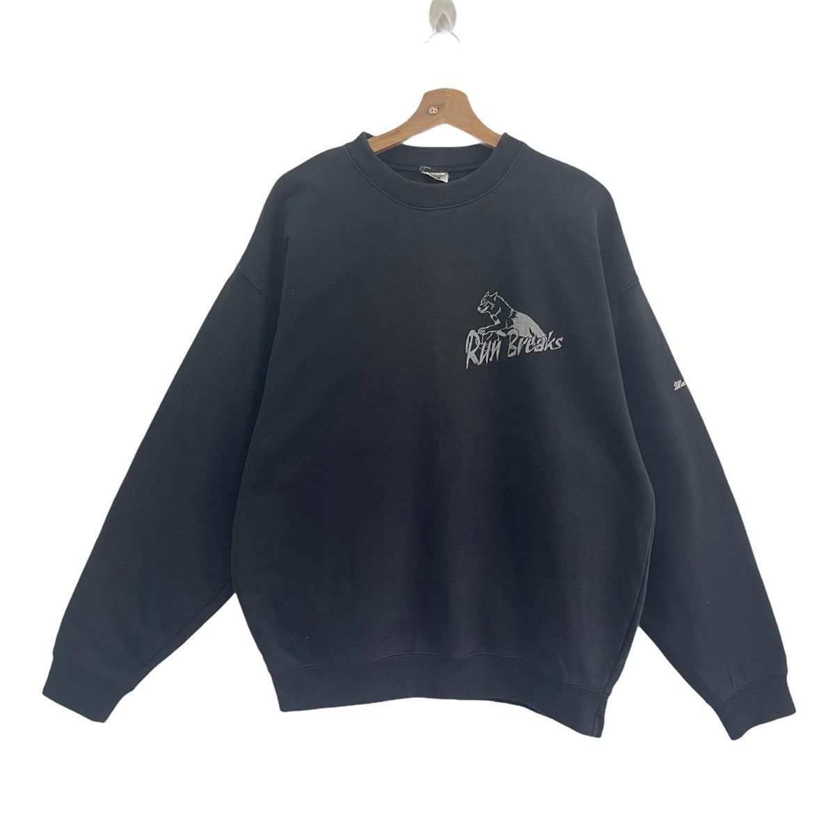 Japanese Brand Vtg Basketball Run Break Big Logo Crewneck Sweatshirt size L Size US L / EU 52-54 / 3 - 7 Thumbnail