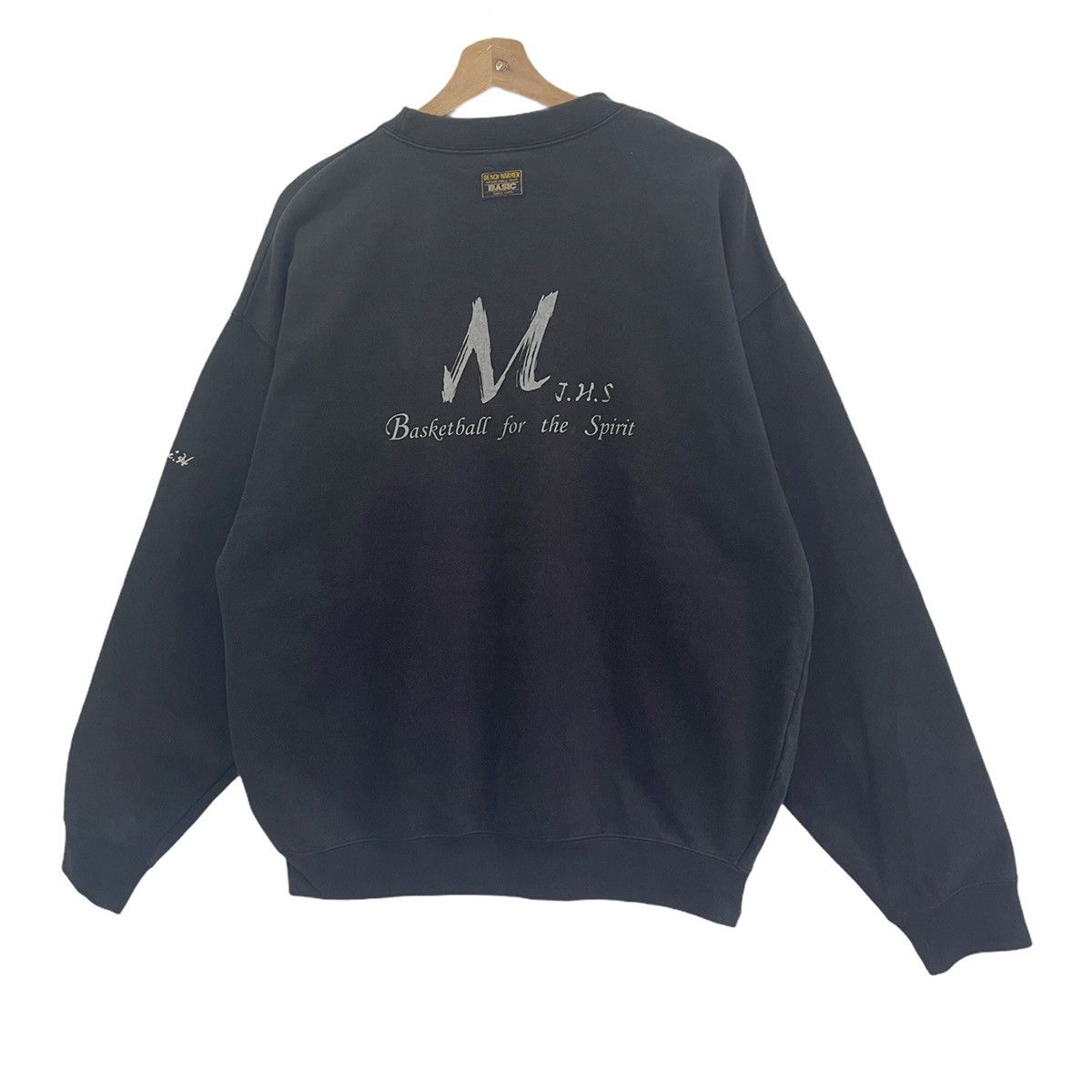 Japanese Brand Vtg Basketball Run Break Big Logo Crewneck Sweatshirt size L Size US L / EU 52-54 / 3 - 3 Thumbnail