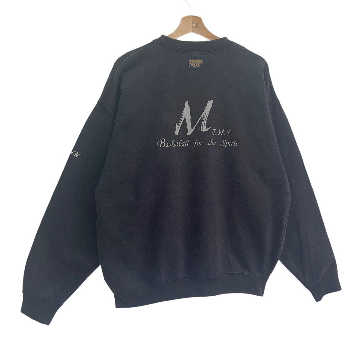 Japanese Brand Vtg Basketball Run Break Big Logo Crewneck Sweatshirt size L Size US L / EU 52-54 / 3 - 2 Thumbnail