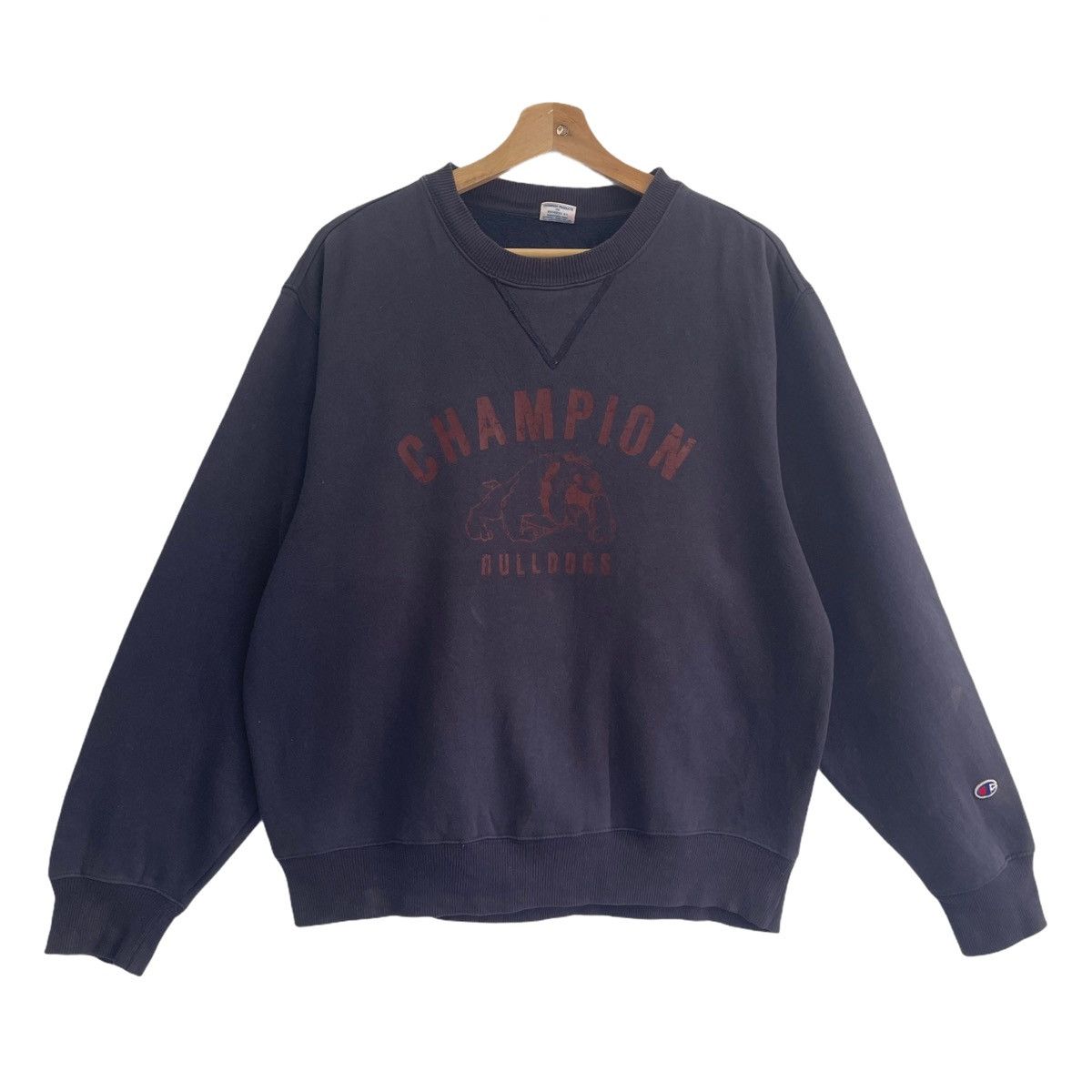 Champion Vintage 90s Champion Bulldogs Crewneck Sweatshirt Size M Size US M / EU 48-50 / 2 - 1 Thumbnail