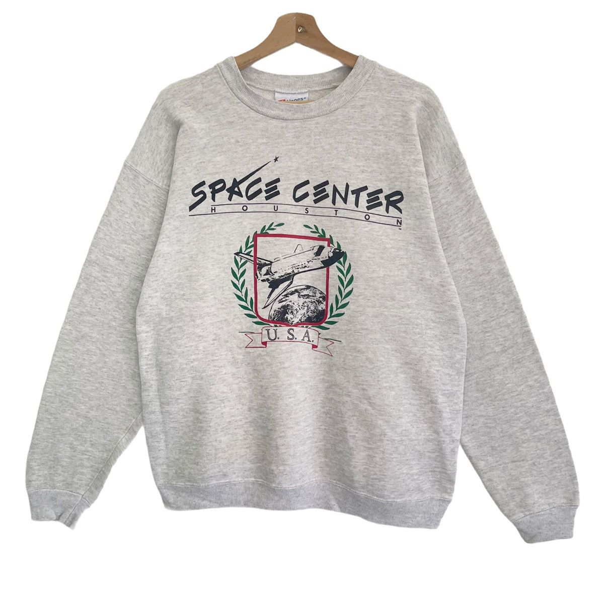 Japanese Brand Vintage 90's Space Center Houston Crewneck Sweatshirt Size M Size US M / EU 48-50 / 2 - 3 Thumbnail