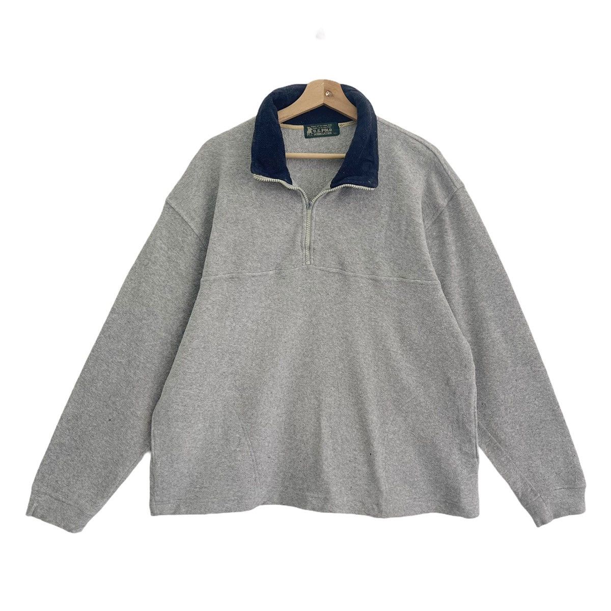 U.S. Polo Assn. Vintage Us Polo Association Halfzip Fleece Size L Size US L / EU 52-54 / 3 - 1 Thumbnail