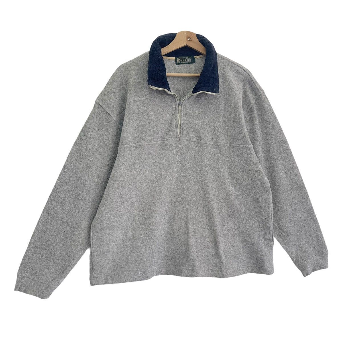 U.S. Polo Assn. Vintage Us Polo Association Halfzip Fleece Size L Size US L / EU 52-54 / 3 - 2 Thumbnail