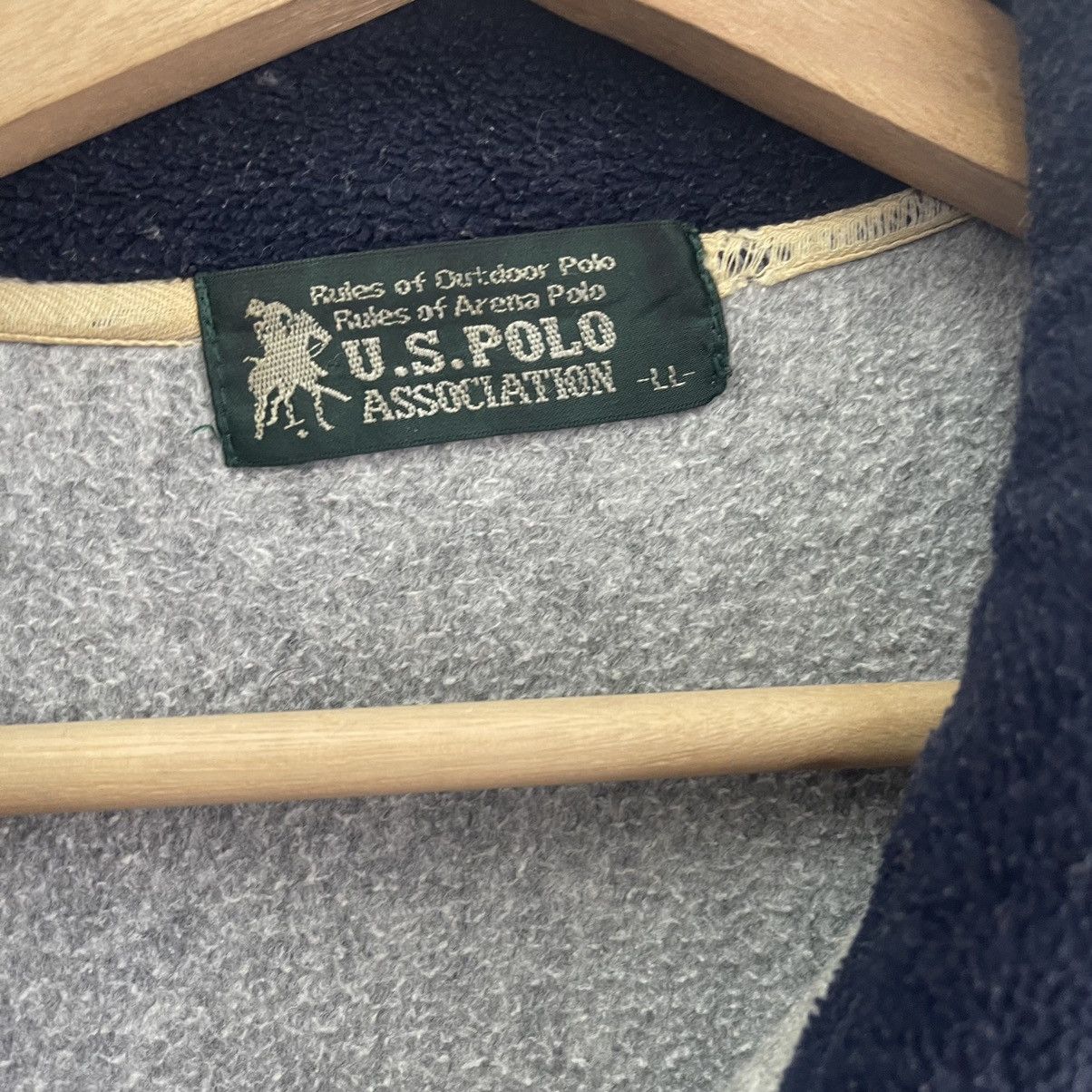 U.S. Polo Assn. Vintage Us Polo Association Halfzip Fleece Size L Size US L / EU 52-54 / 3 - 7 Thumbnail