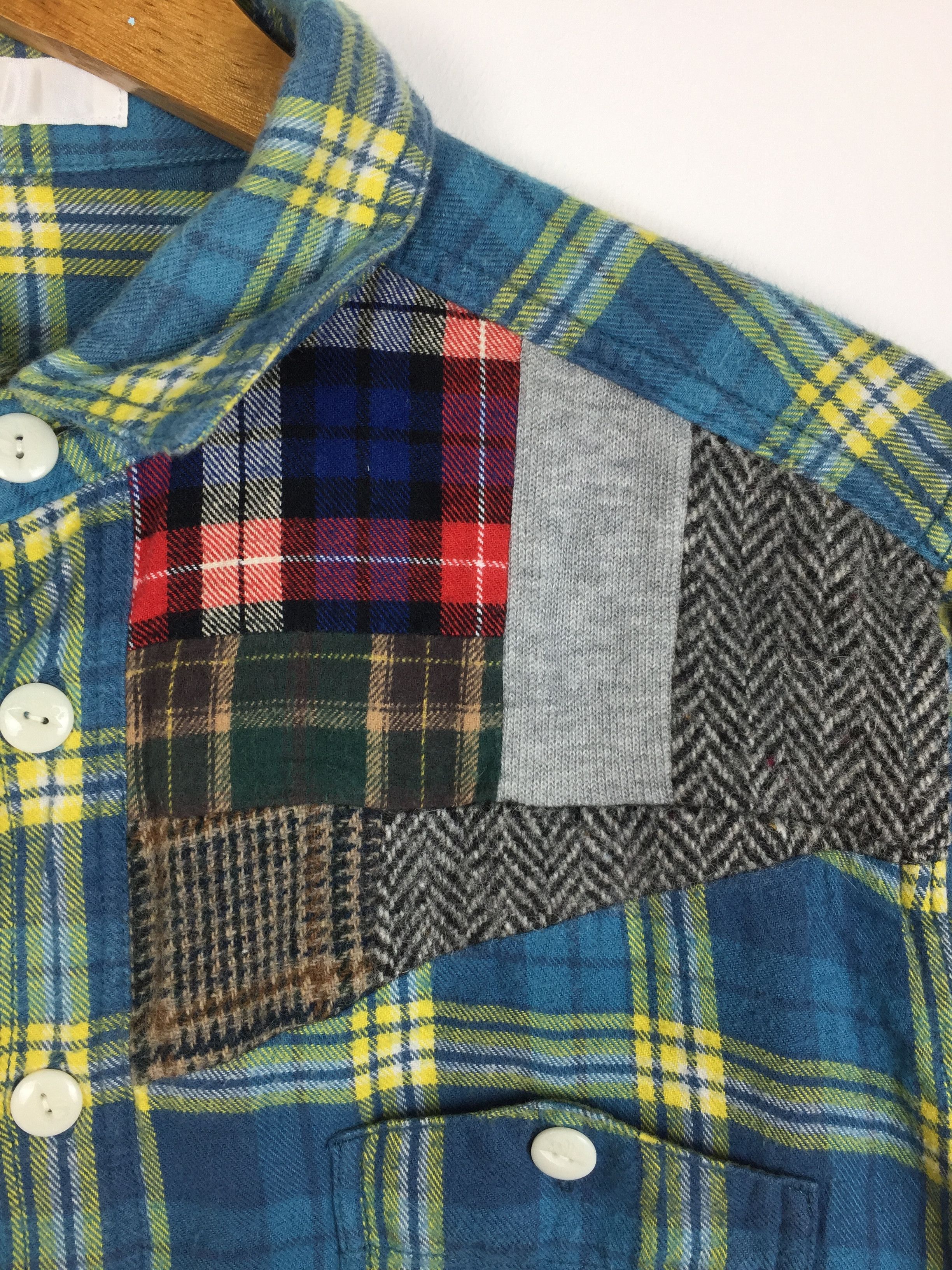 Ne-Net Ne-Net By Issey Miyake patchwork flannel Size US M / EU 48-50 / 2 - 5 Thumbnail