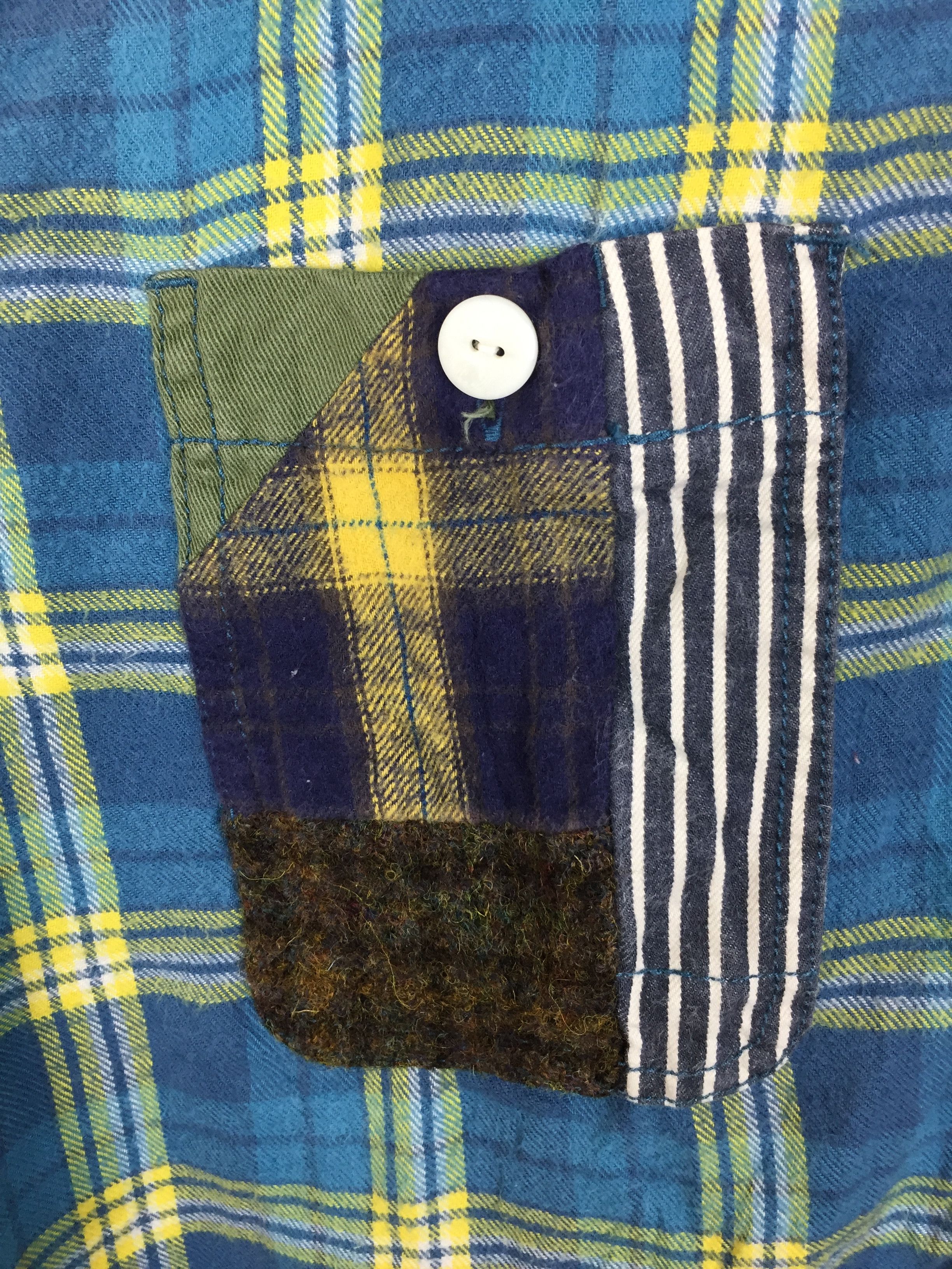 Ne-Net Ne-Net By Issey Miyake patchwork flannel Size US M / EU 48-50 / 2 - 6 Thumbnail