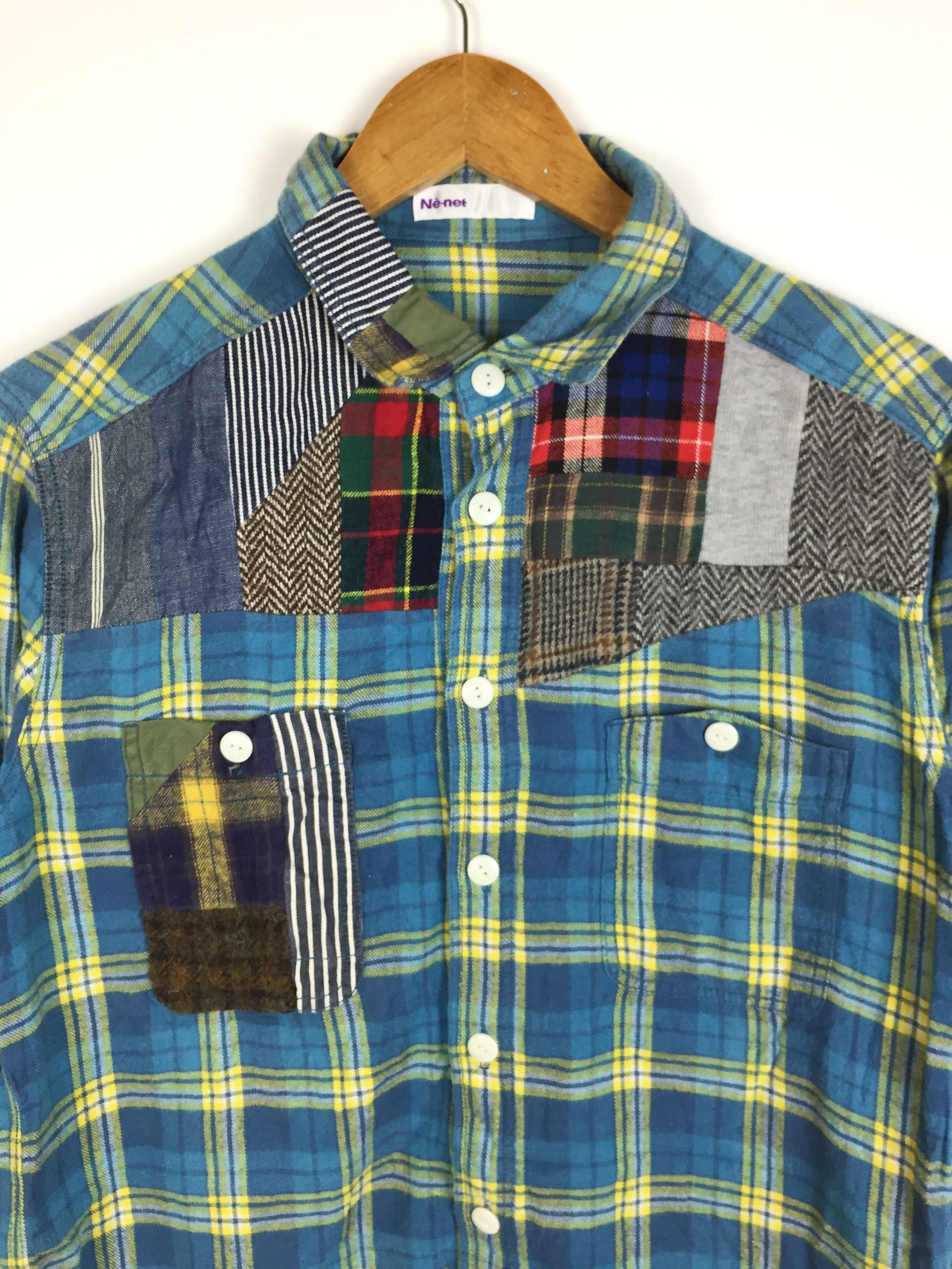 Ne-Net Ne-Net By Issey Miyake patchwork flannel Size US M / EU 48-50 / 2 - 3 Thumbnail