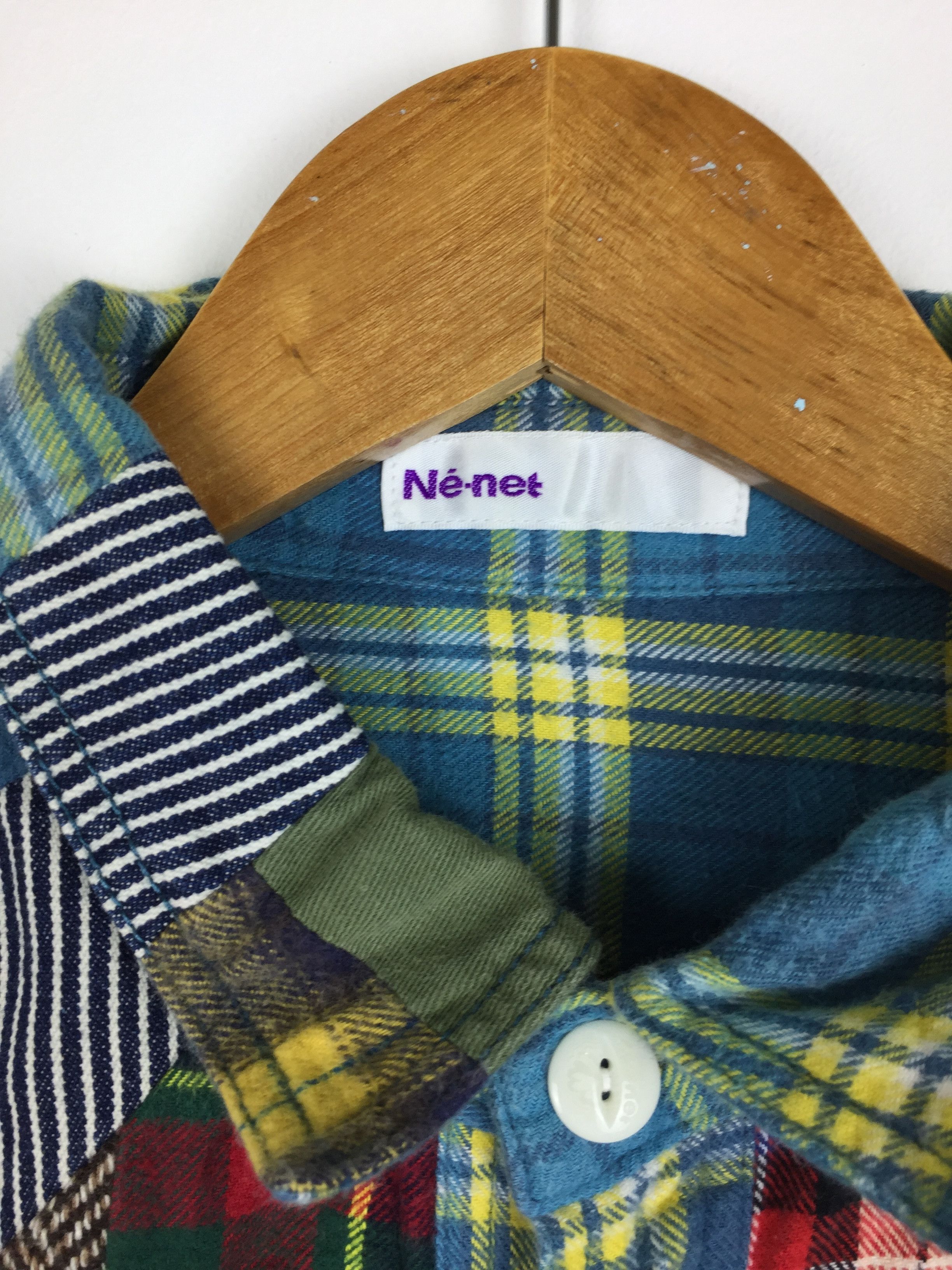 Ne-Net Ne-Net By Issey Miyake patchwork flannel Size US M / EU 48-50 / 2 - 7 Thumbnail