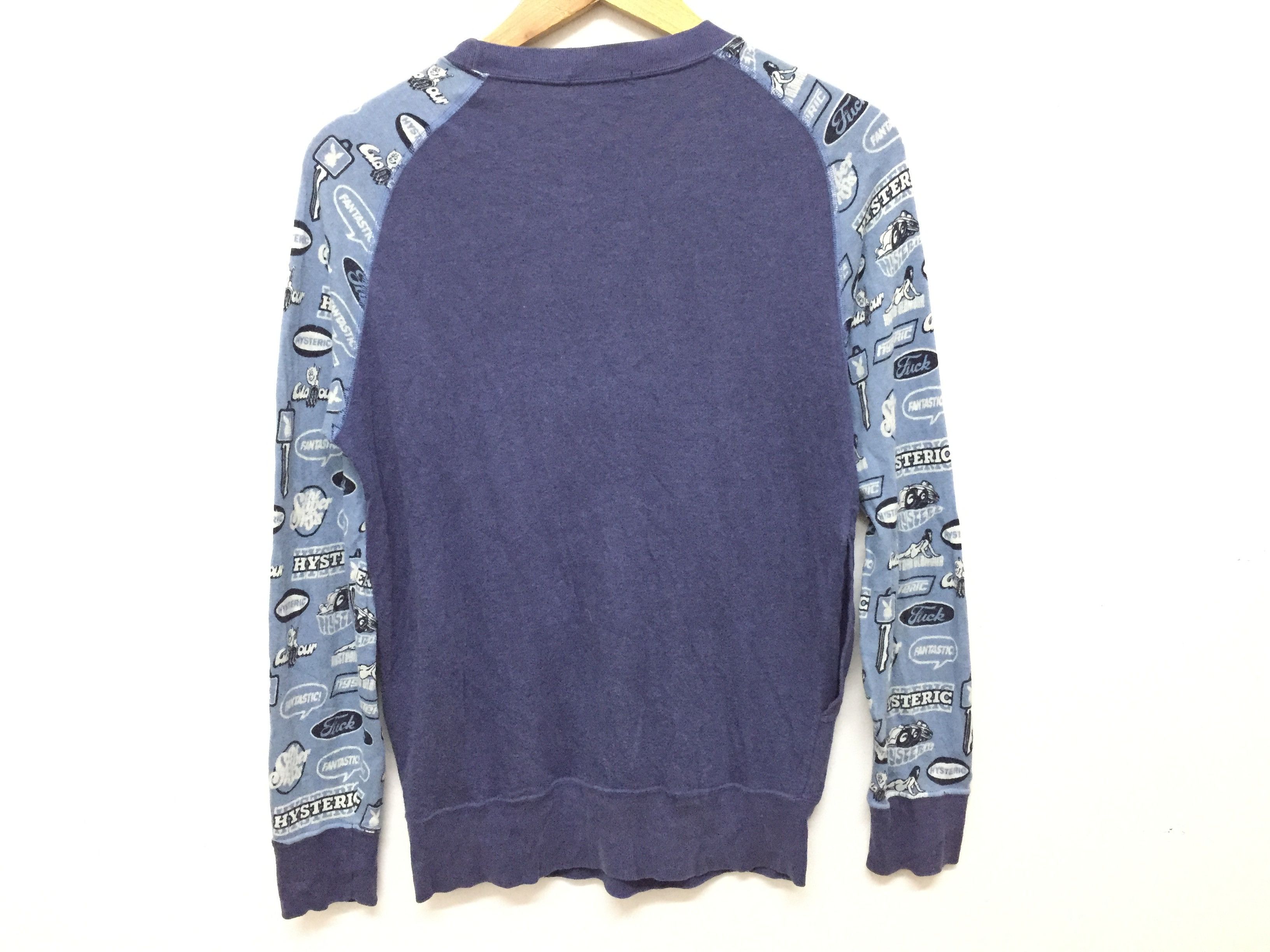 Hysteric Glamour 90's HYSTERIC GLAMOUR crew neck sleeve Logo Size US S / EU 44-46 / 1 - 6 Thumbnail