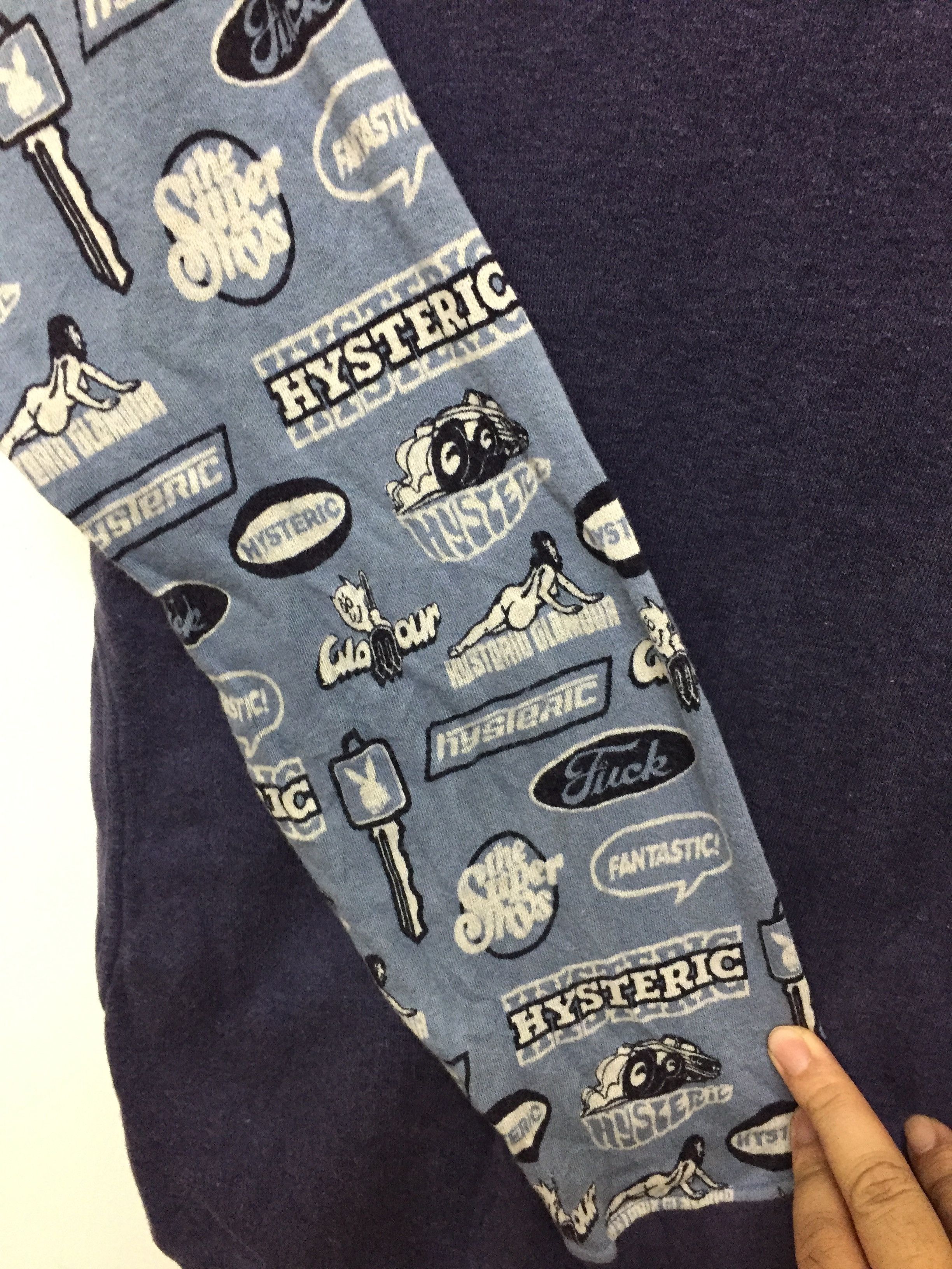 Hysteric Glamour 90's HYSTERIC GLAMOUR crew neck sleeve Logo Size US S / EU 44-46 / 1 - 3 Thumbnail