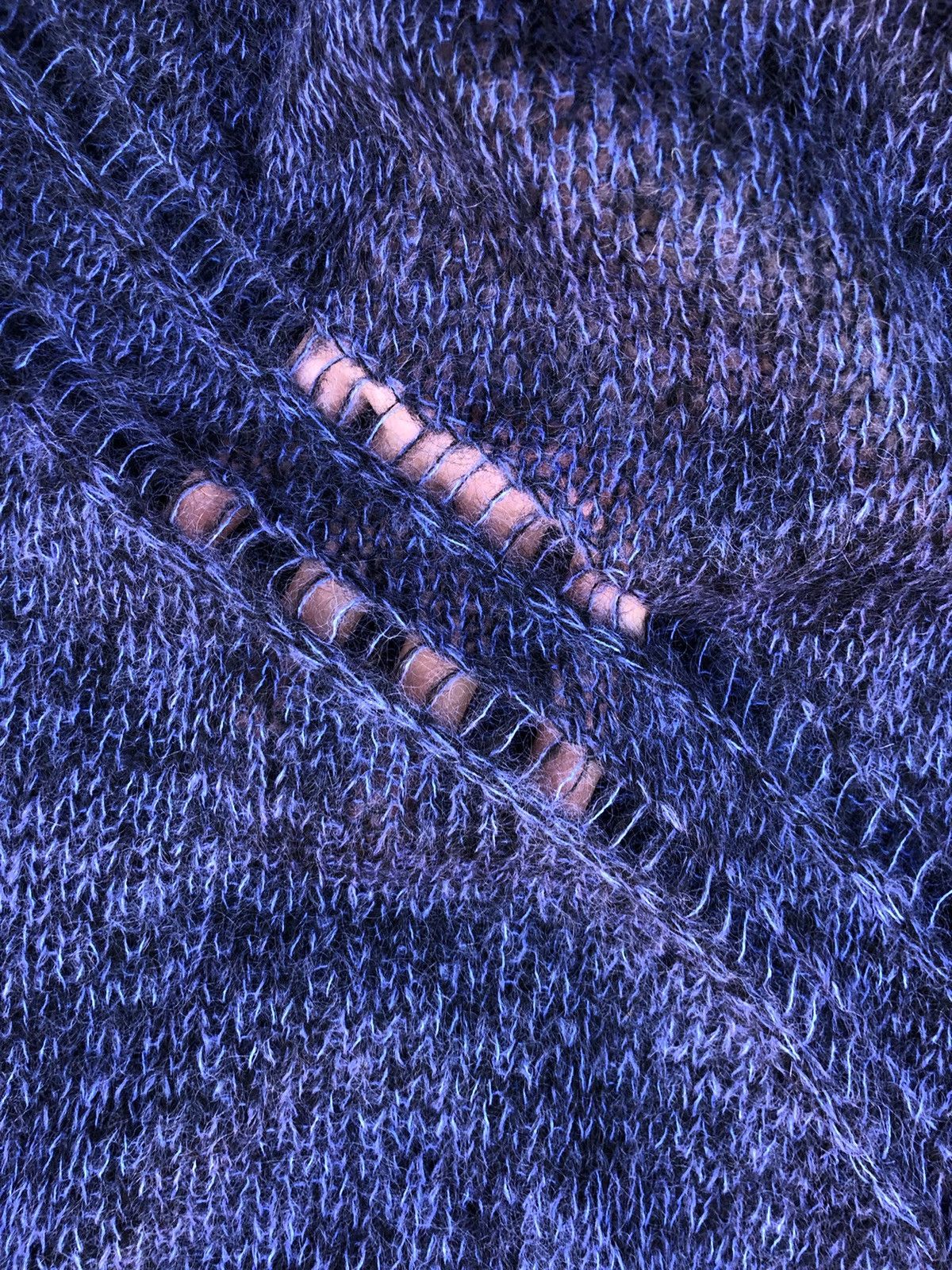 Vintage *fits s/m* Archive Marco Tagliaferri “slash” mohair knit Size US XS / EU 42 / 0 - 2 Thumbnail