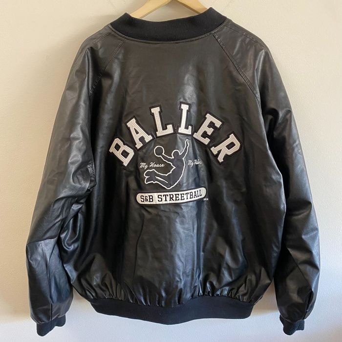 Vintage Steve & Barry's Baller Varsity Jacket | Grailed