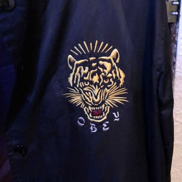 Obey tiger jacket sale