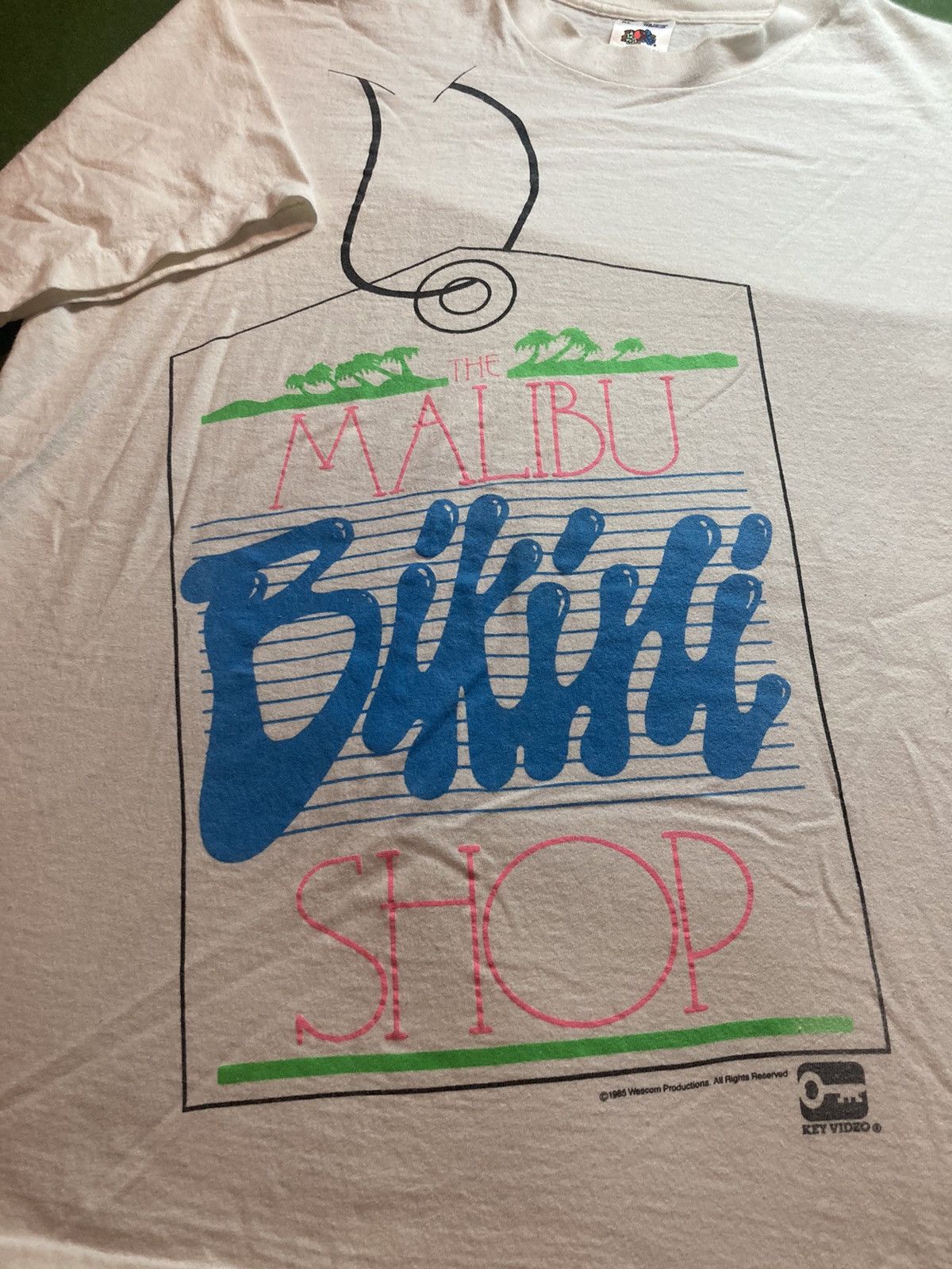 Streetwear × Vintage Rare 1985 The Malibu Bikini Shop Key Video Tee ...