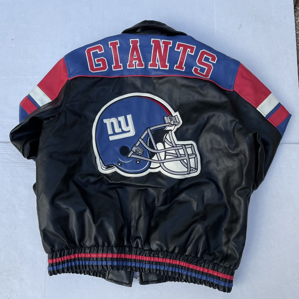 Vintage NFL New York Giants Leather Jacket | Grailed