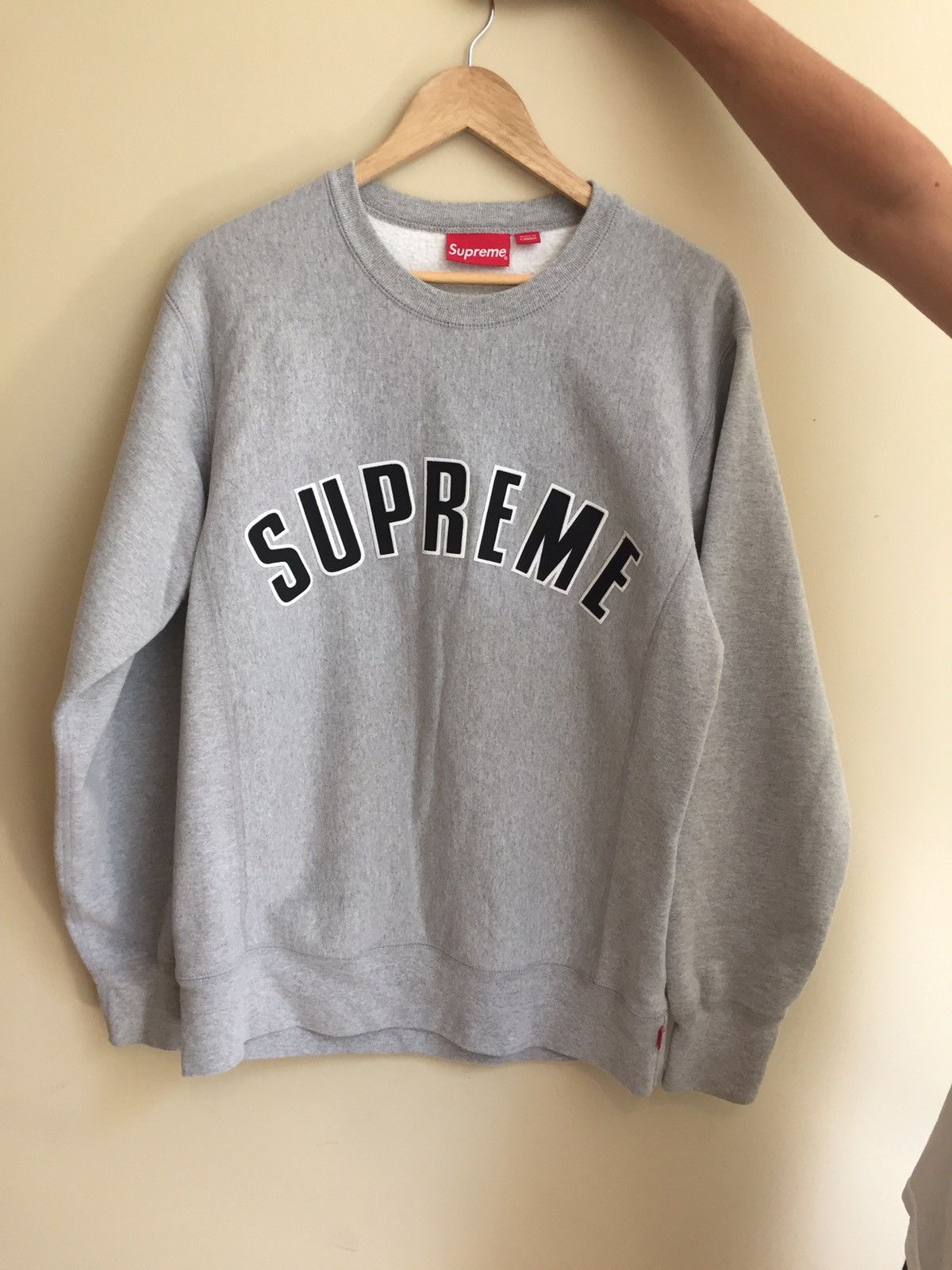Supreme Supreme College Letter Crew neck | Grailed