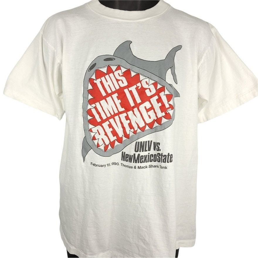 UNLV Runnin Rebels T Shirt Vintage 90s 1990 Revenge Tark