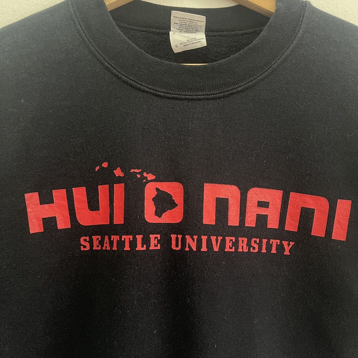 Japanese Brand 90s Hui O Nani Hawaii Seattle University Crewneck Sweatshirt Size US S / EU 44-46 / 1 - 5 Thumbnail