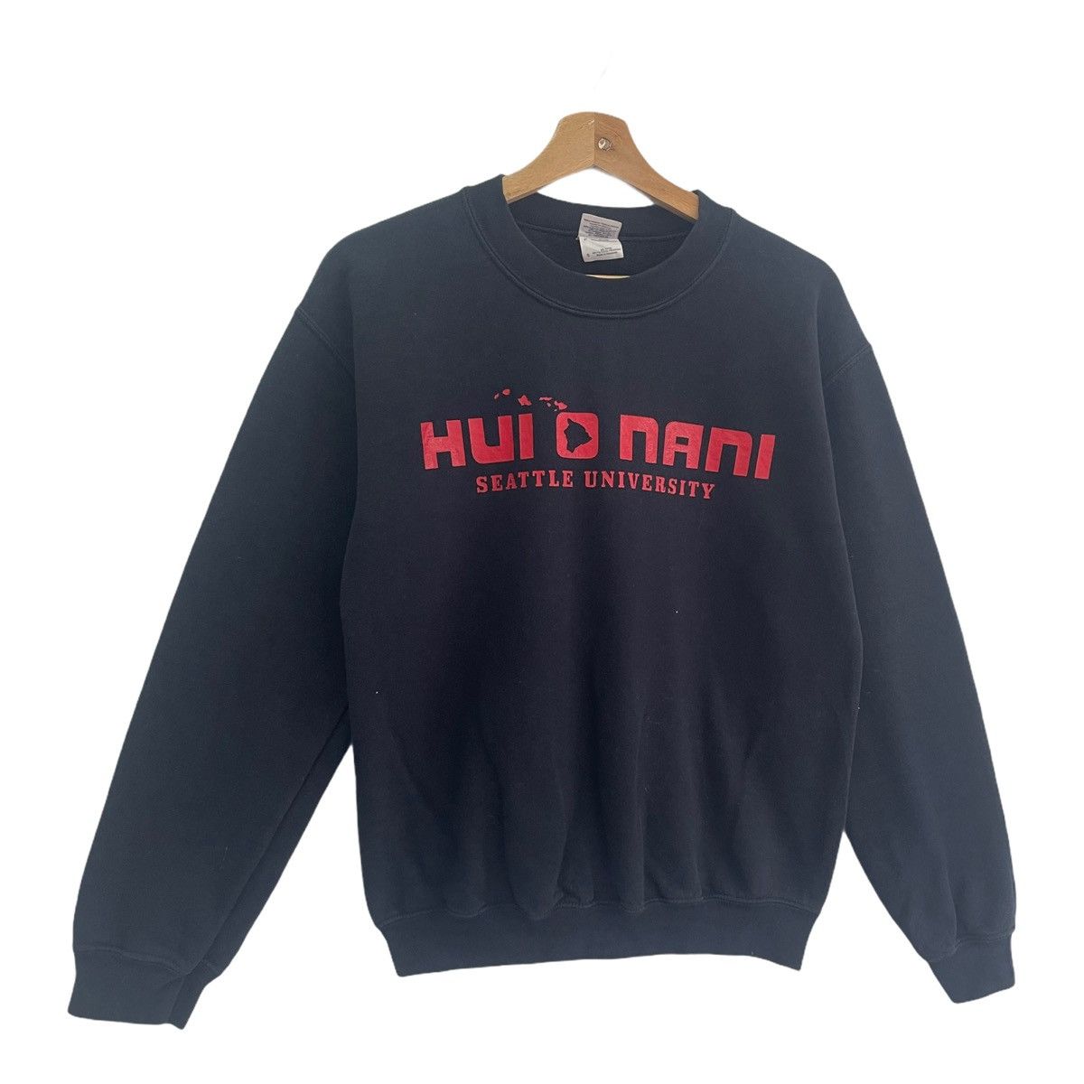 Japanese Brand 90s Hui O Nani Hawaii Seattle University Crewneck Sweatshirt Size US S / EU 44-46 / 1 - 2 Thumbnail