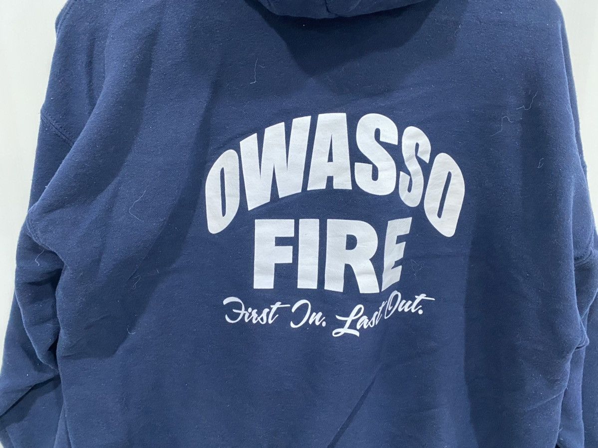 Vintage Vintage Hoodie Sweatshirt OWASSO FIRE DEPARTMENT Size US L / EU 52-54 / 3 - 4 Thumbnail