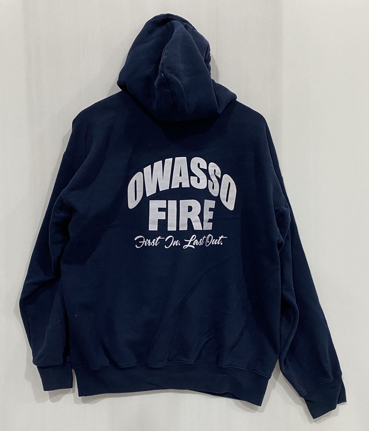 Vintage Vintage Hoodie Sweatshirt OWASSO FIRE DEPARTMENT Size US L / EU 52-54 / 3 - 2 Thumbnail