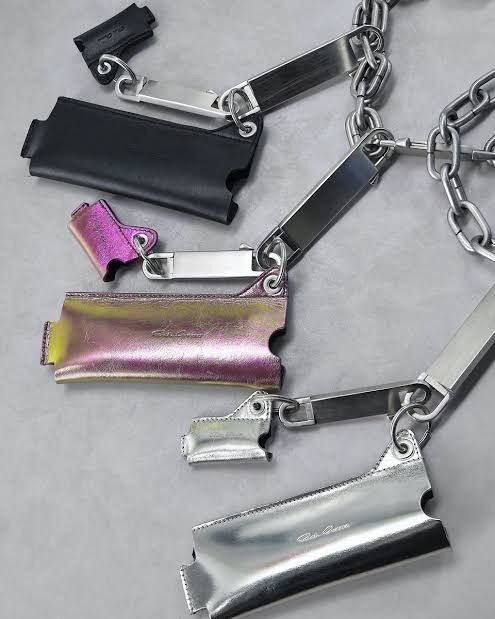 Rick Owens Rick Owens Jumbo Leather Keychain Size ONE SIZE - 15 Thumbnail