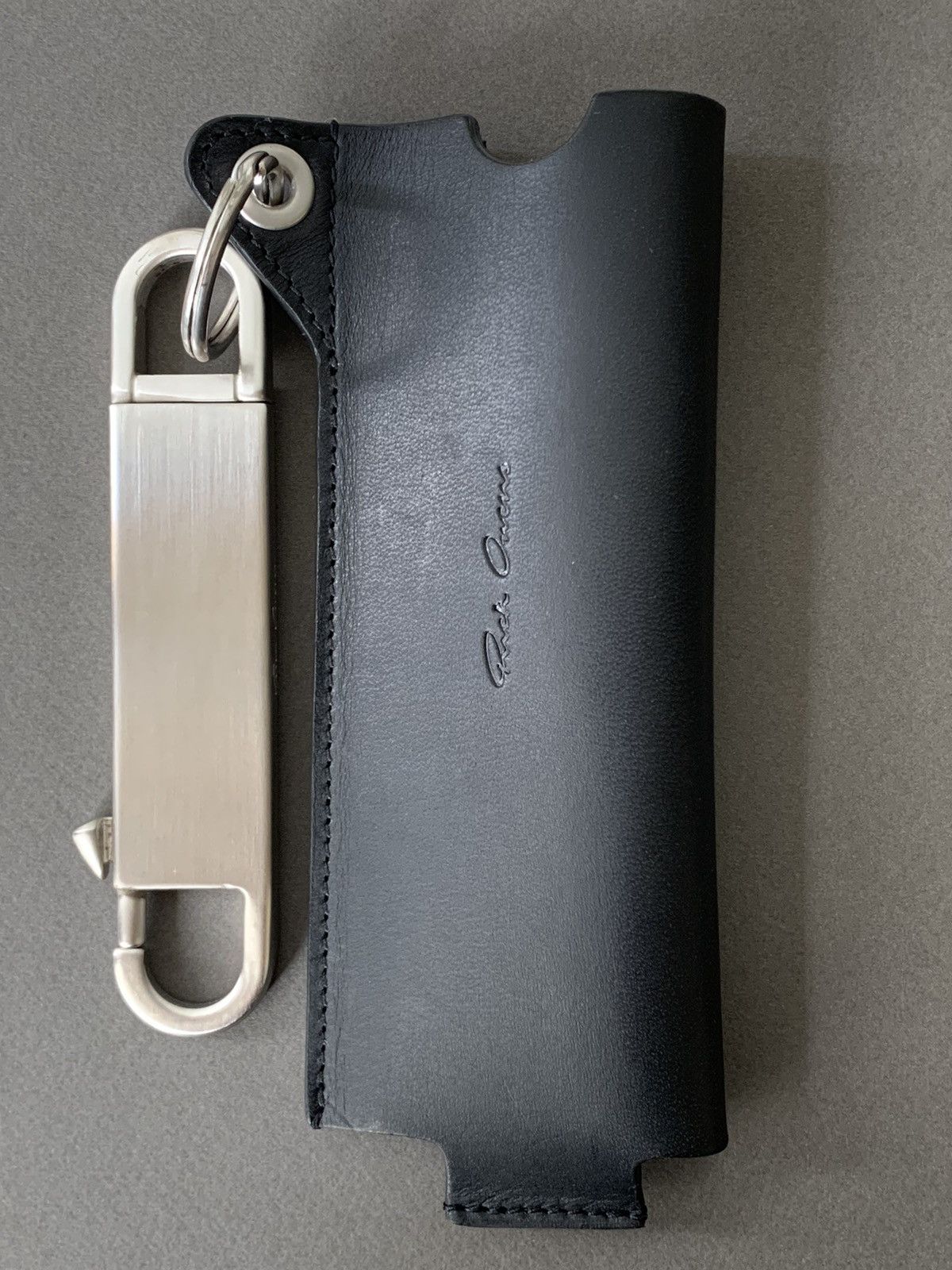 Rick Owens Rick Owens Jumbo Leather Keychain Size ONE SIZE - 2 Thumbnail