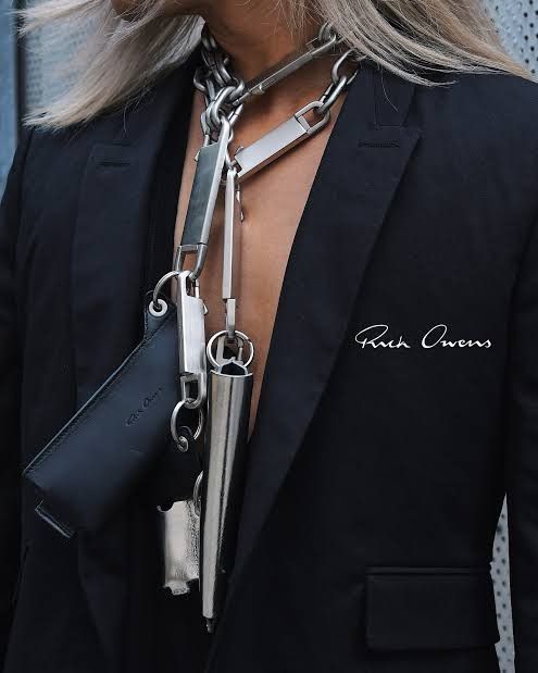 Rick Owens Rick Owens Jumbo Leather Keychain Size ONE SIZE - 14 Thumbnail