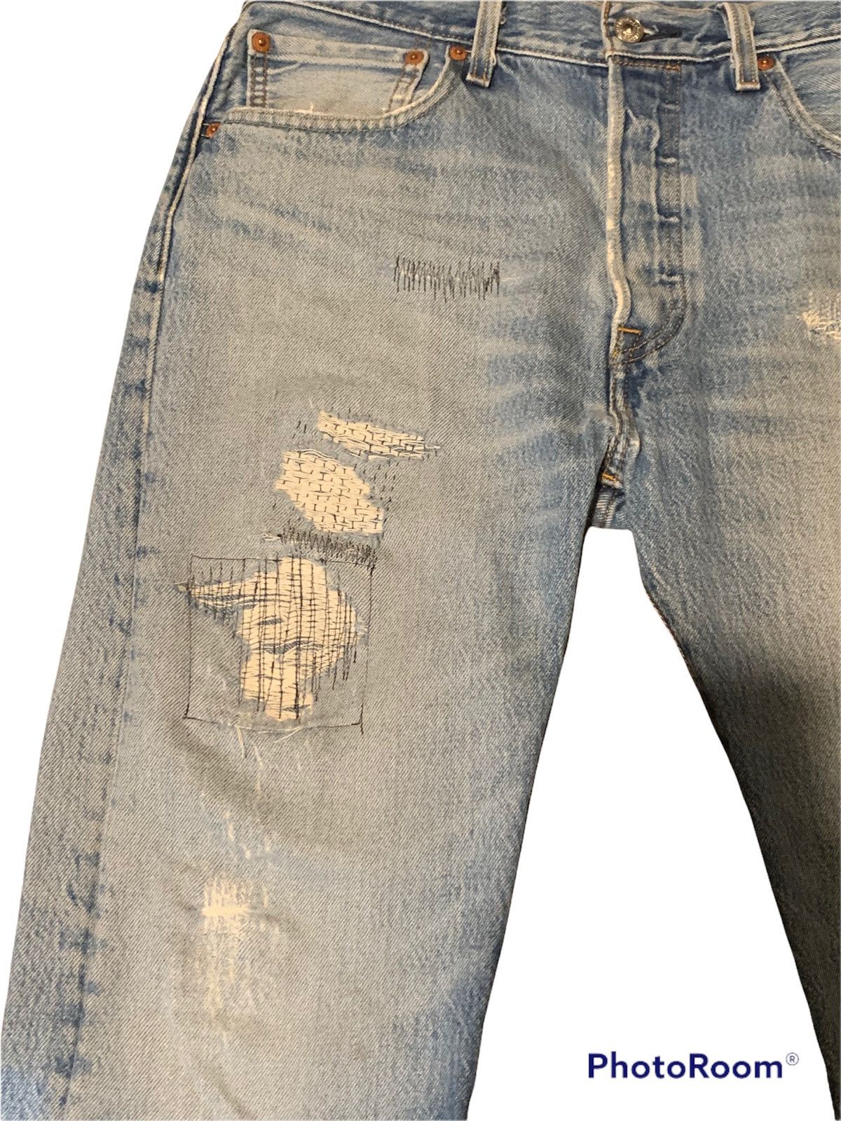 Levi's Perfect repaired Levi’s 501 Size US 32 / EU 48 - 2 Thumbnail