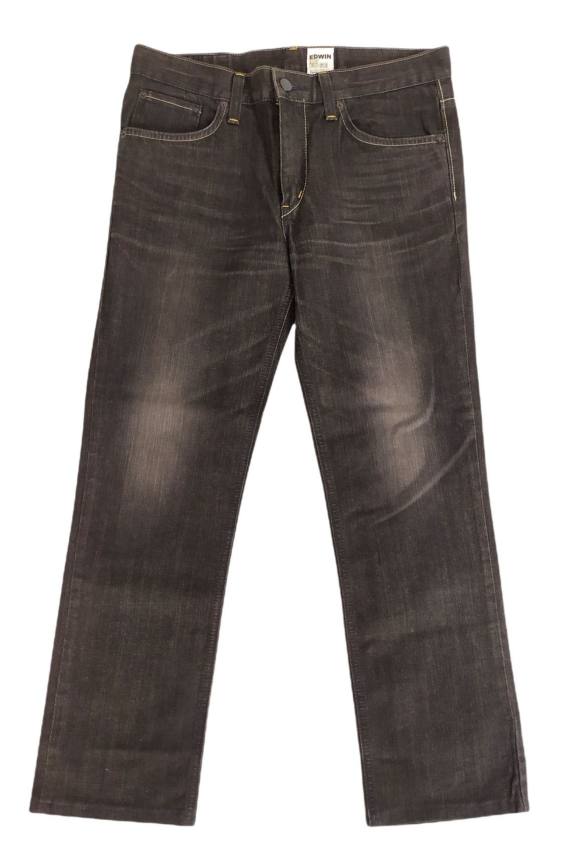 Japanese Brand Japanese brand EDWIN black denim pants size 34 Size US 35 - 3 Thumbnail