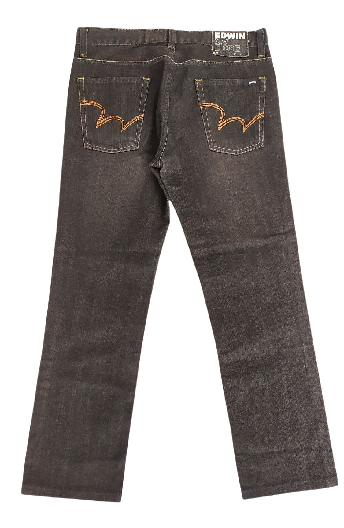 Japanese Brand Japanese brand EDWIN black denim pants size 34 Size US 35 - 4 Thumbnail