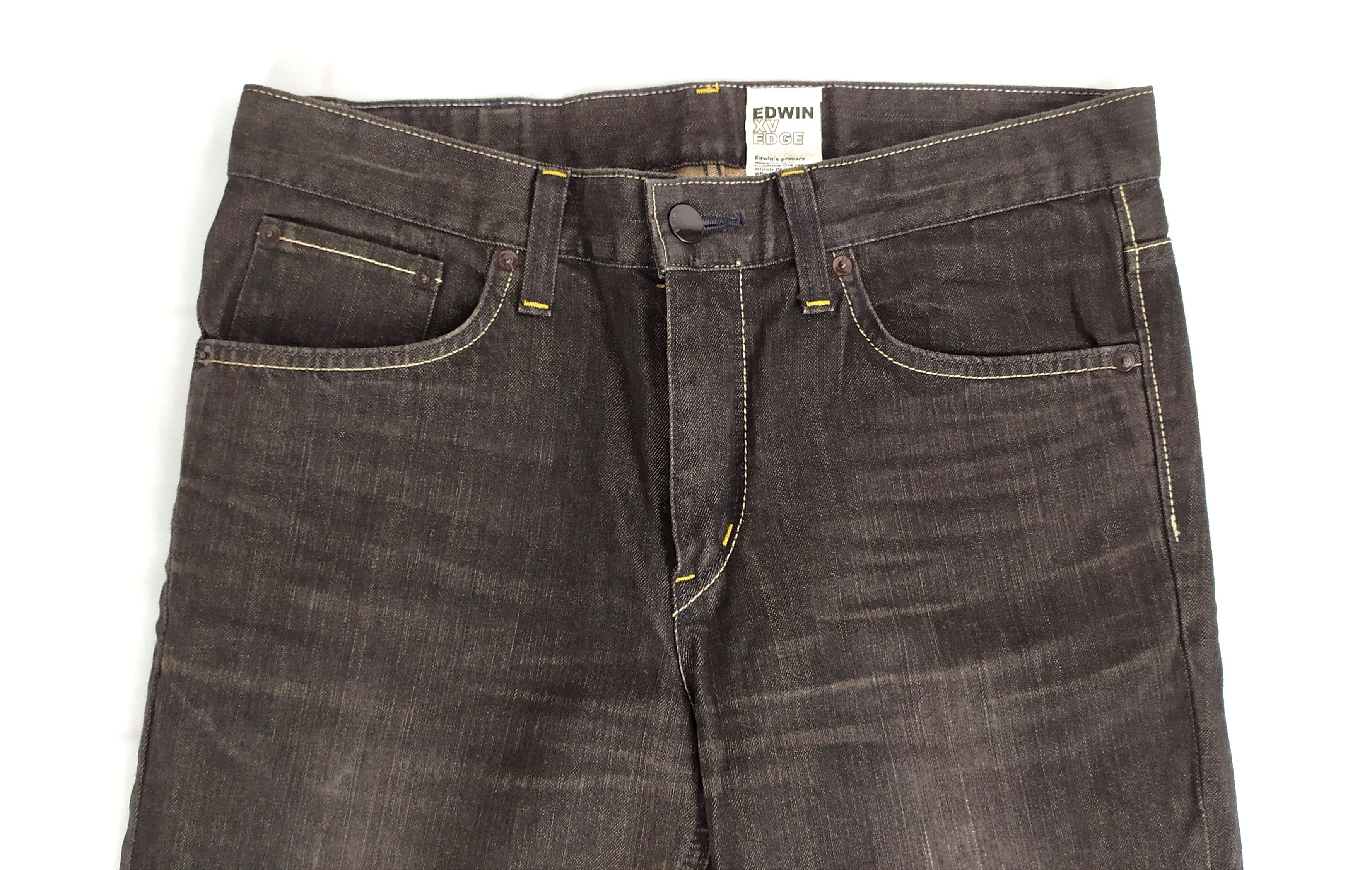 Japanese Brand Japanese brand EDWIN black denim pants size 34 Size US 35 - 5 Thumbnail