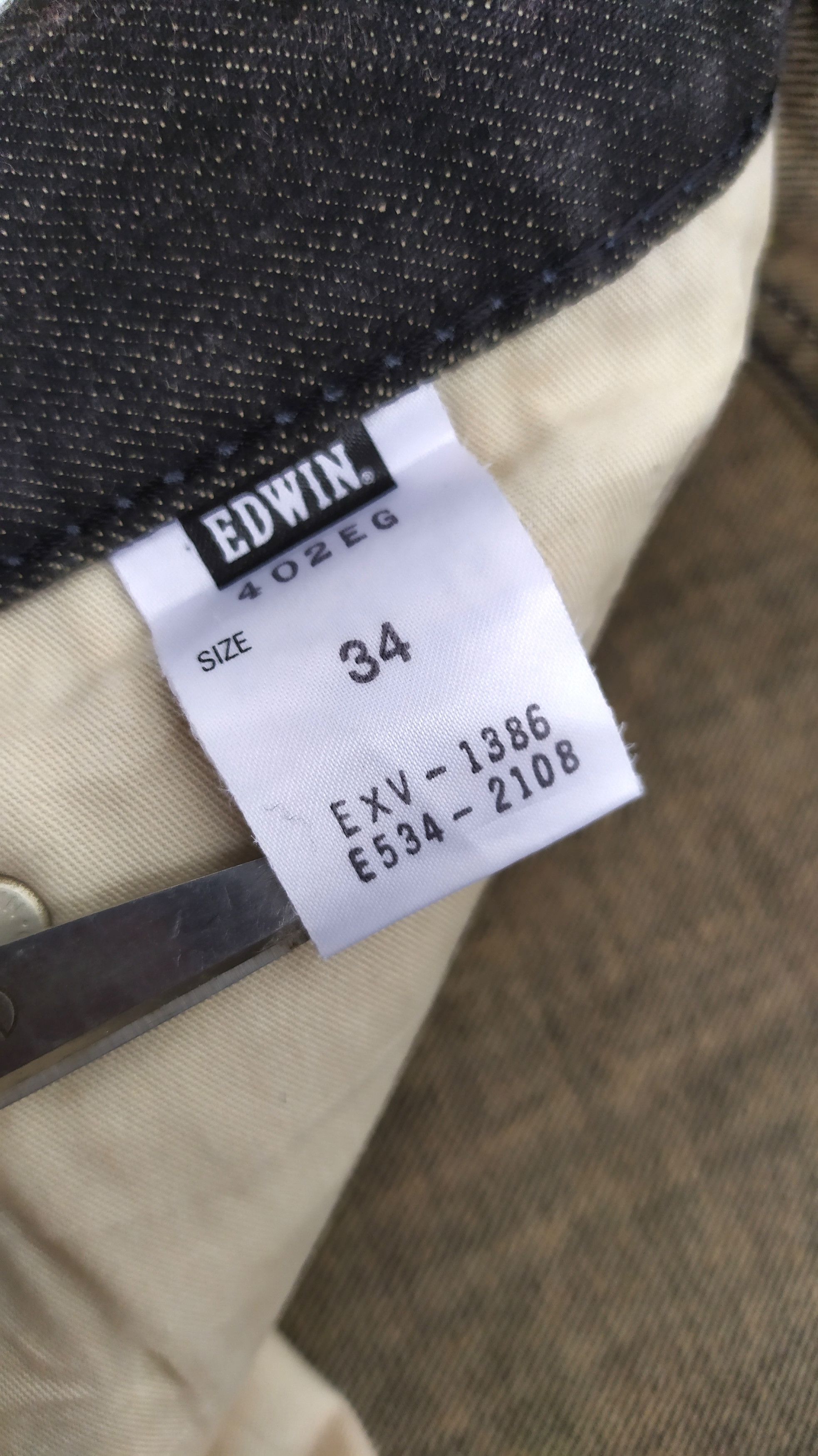 Japanese Brand Japanese brand EDWIN black denim pants size 34 Size US 35 - 8 Thumbnail
