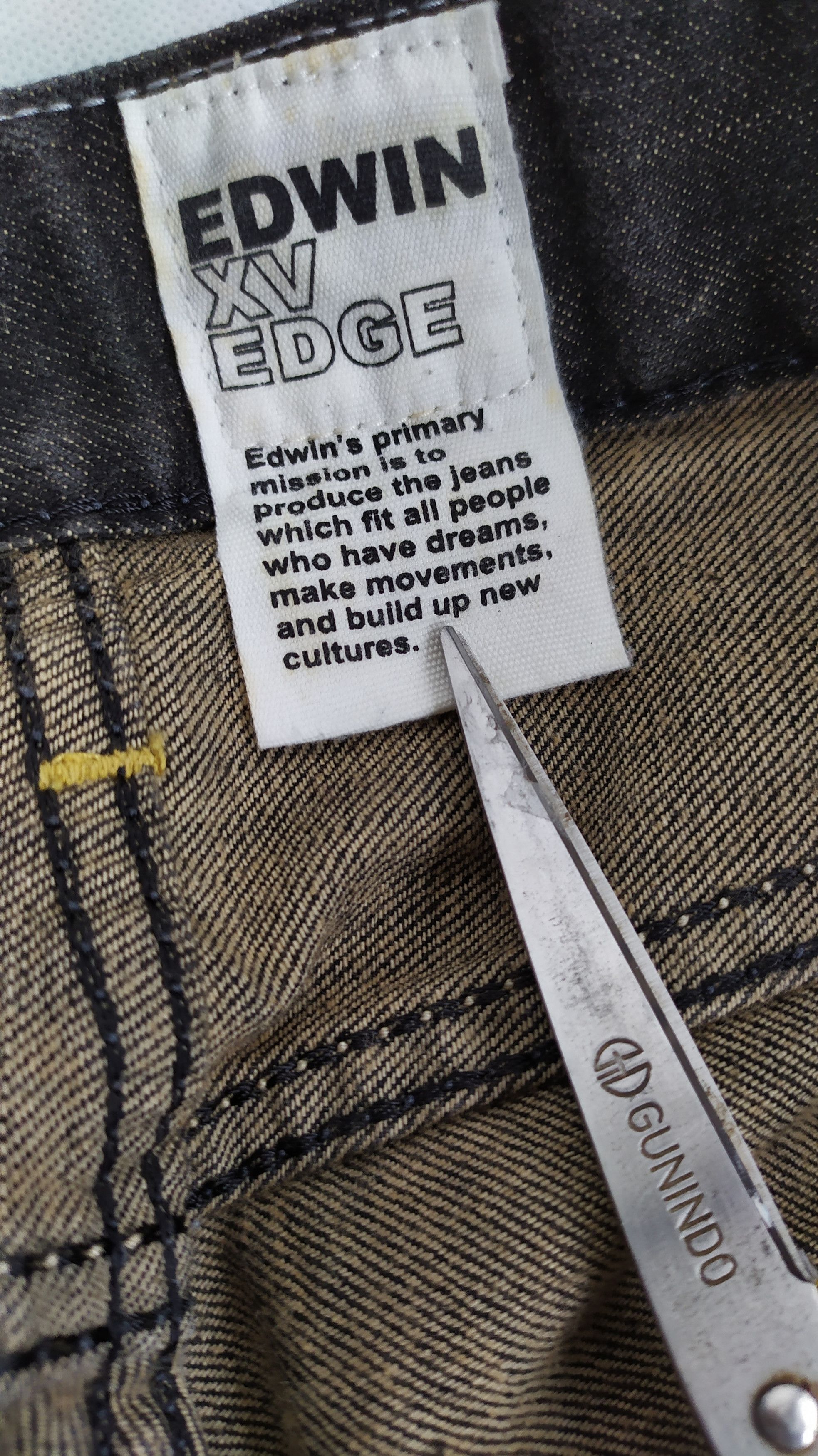 Japanese Brand Japanese brand EDWIN black denim pants size 34 Size US 35 - 7 Thumbnail