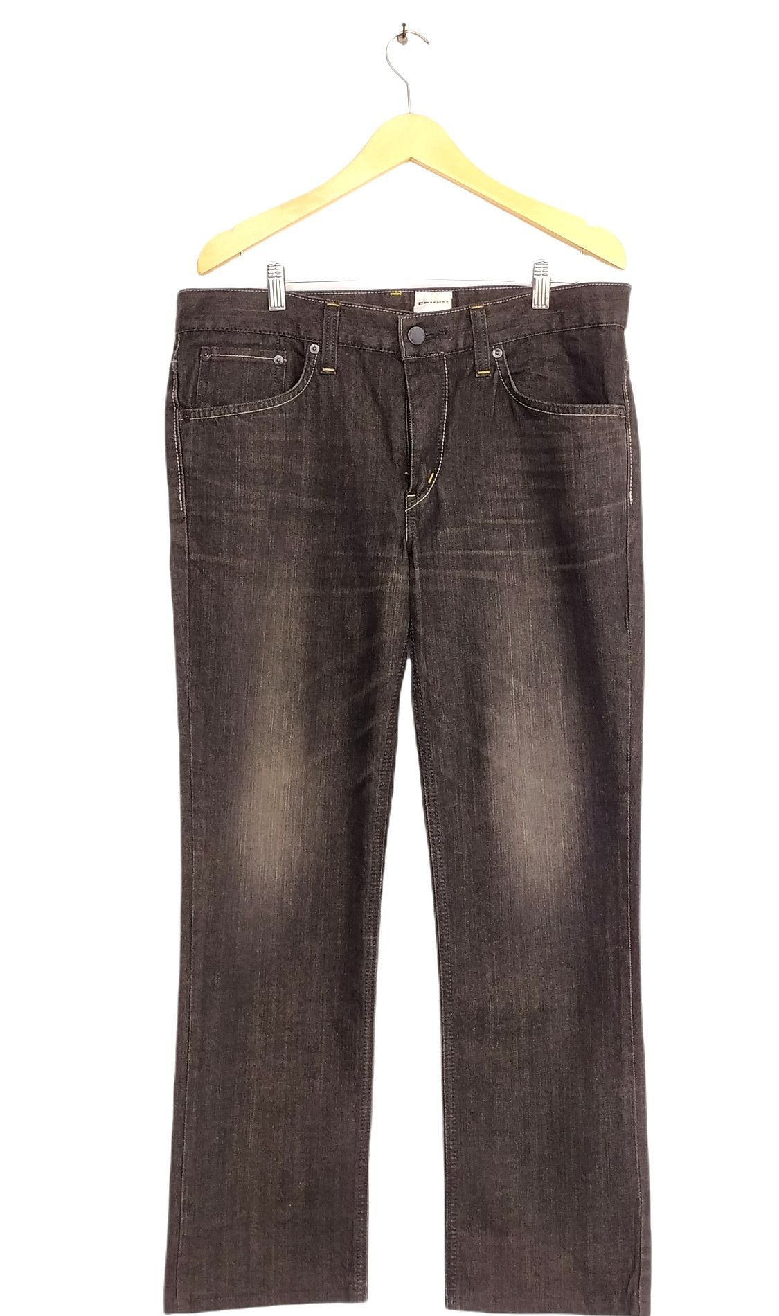 Japanese Brand Japanese brand EDWIN black denim pants size 34 Size US 35 - 2 Thumbnail