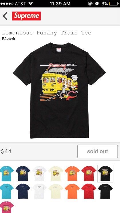 Supreme Punany Train Tee | Grailed