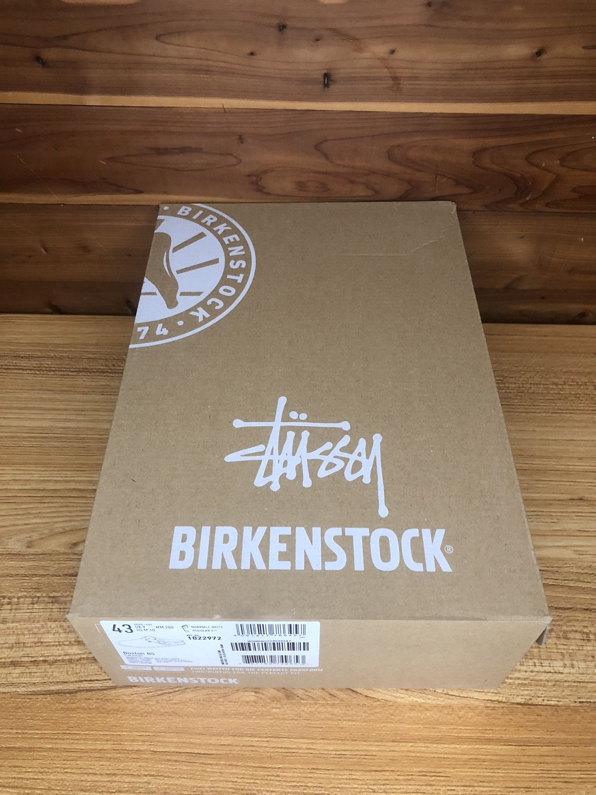 Birkenstock × Stussy Stussy Birkenstock Caramel Boston Clog Size US 10 / EU 43 - 10 Thumbnail