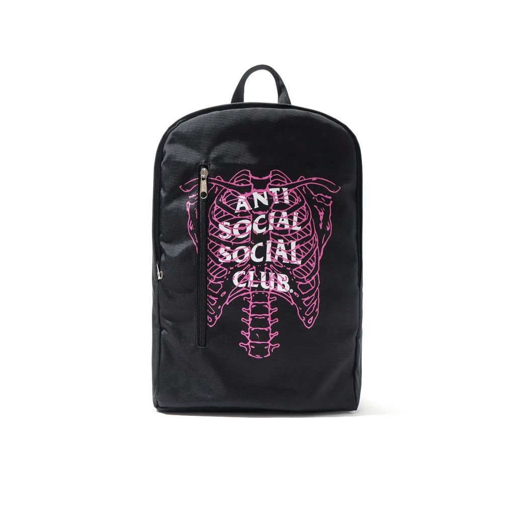 Sac à Bandoulière Anti Social Social Club (ASSC) Noir En Toile – Taille Small, Neuf Sans étiquettes