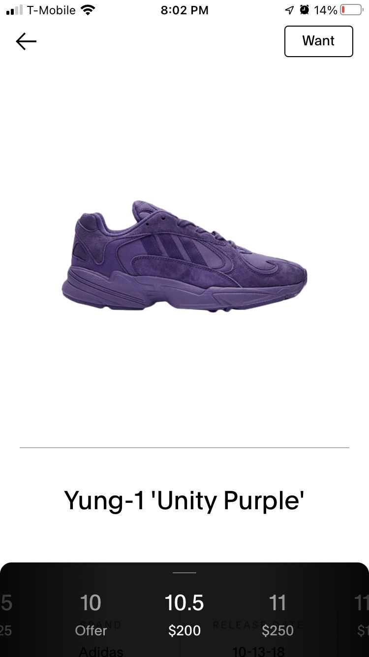 Adidas yung 10.5 on sale