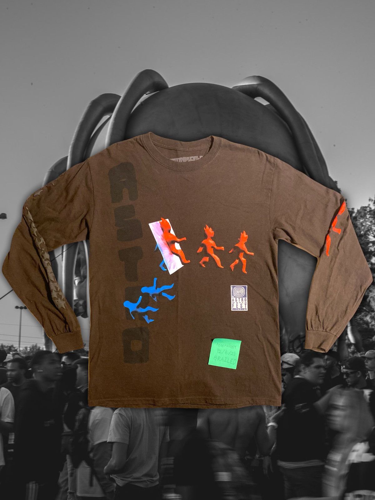 Travis Scott ASTROWORLD 21 TRAVIS Long Sleeve See You On The