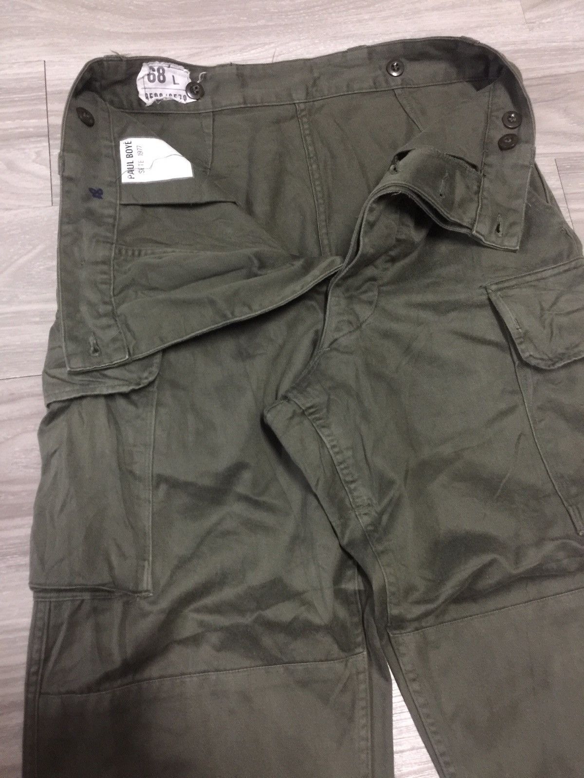 Vintage Vintage French Army Paul Boye 1977 Cargo Pant Size US 28 / EU 44 - 9 Thumbnail