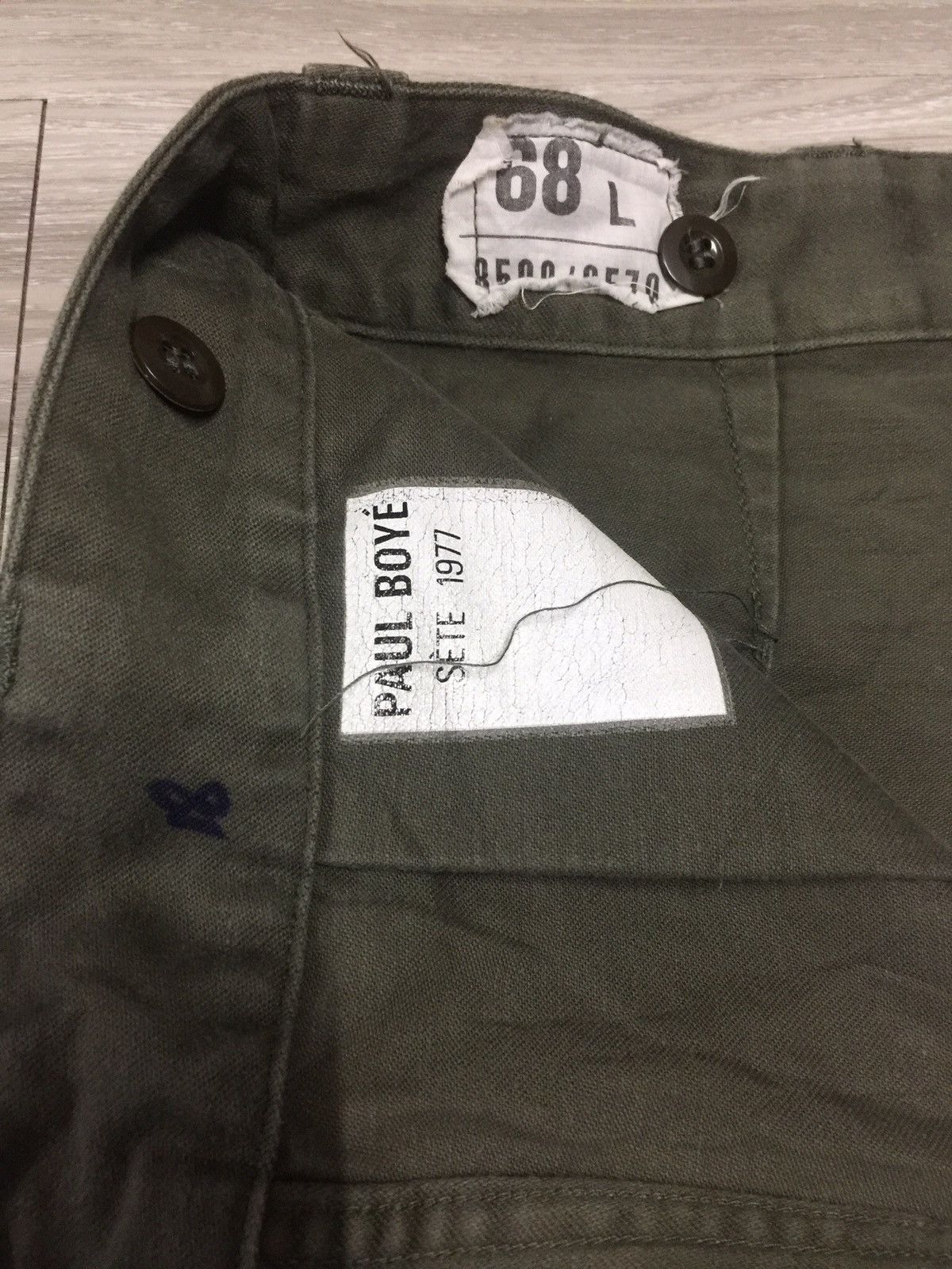 Vintage Vintage French Army Paul Boye 1977 Cargo Pant Size US 28 / EU 44 - 10 Thumbnail
