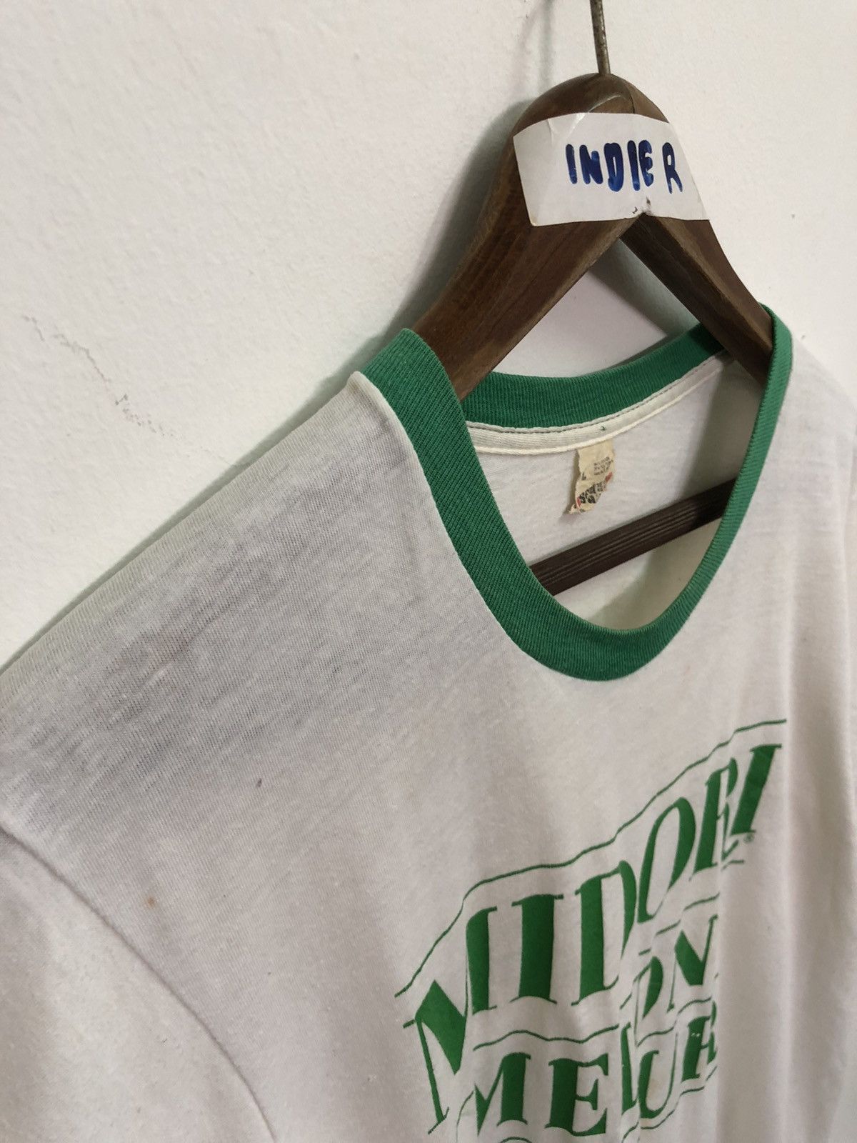 Vintage Vintage 80’s ringer screen star tag tshirt Size US L / EU 52-54 / 3 - 4 Thumbnail