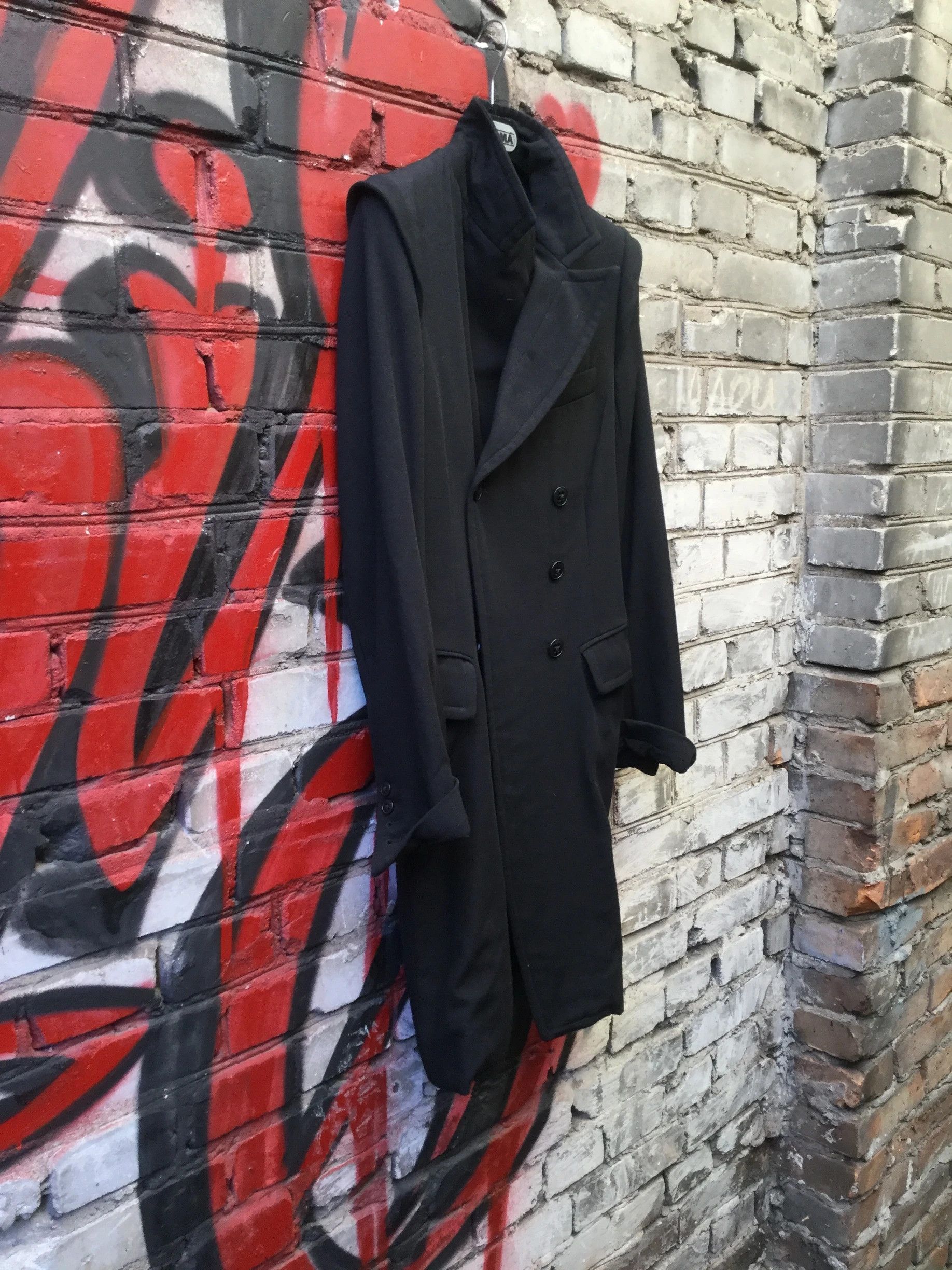 Ann Demeulemeester Asymmetric Double-Breasted coat Size S / US 4 / IT 40 - 3 Thumbnail